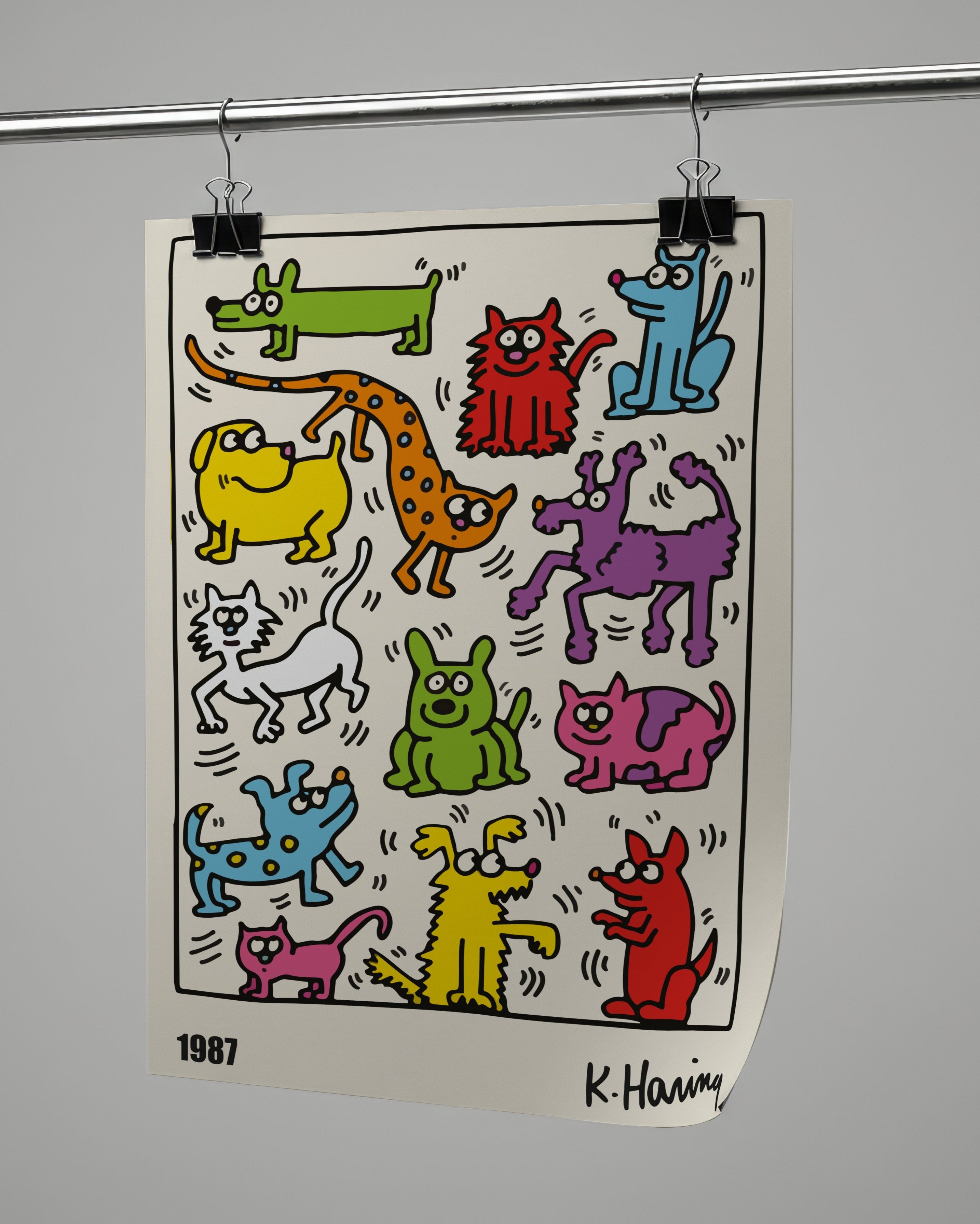 Keith Haring 2'li Poster Seti