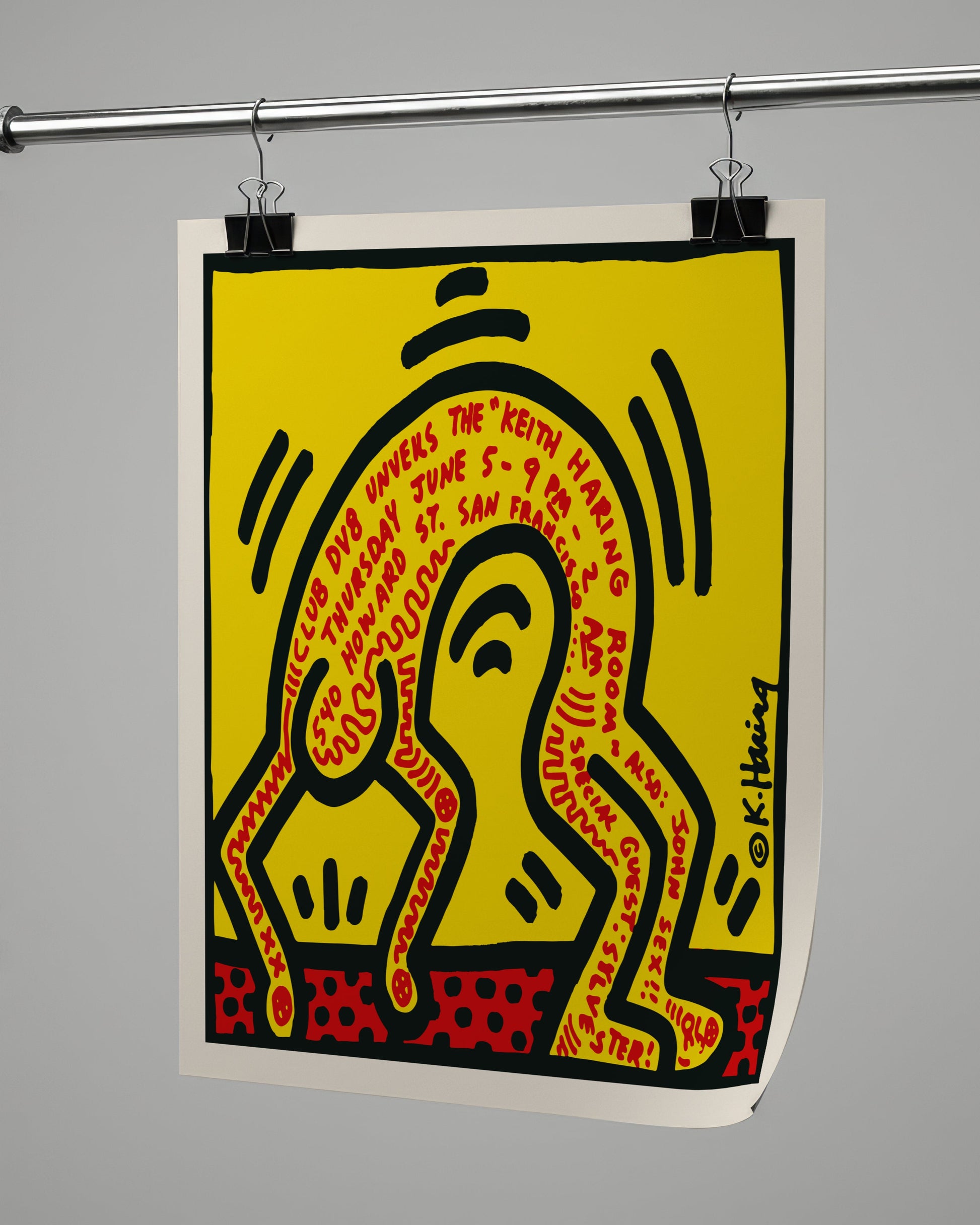 Keith Haring 3'lü Poster Seti