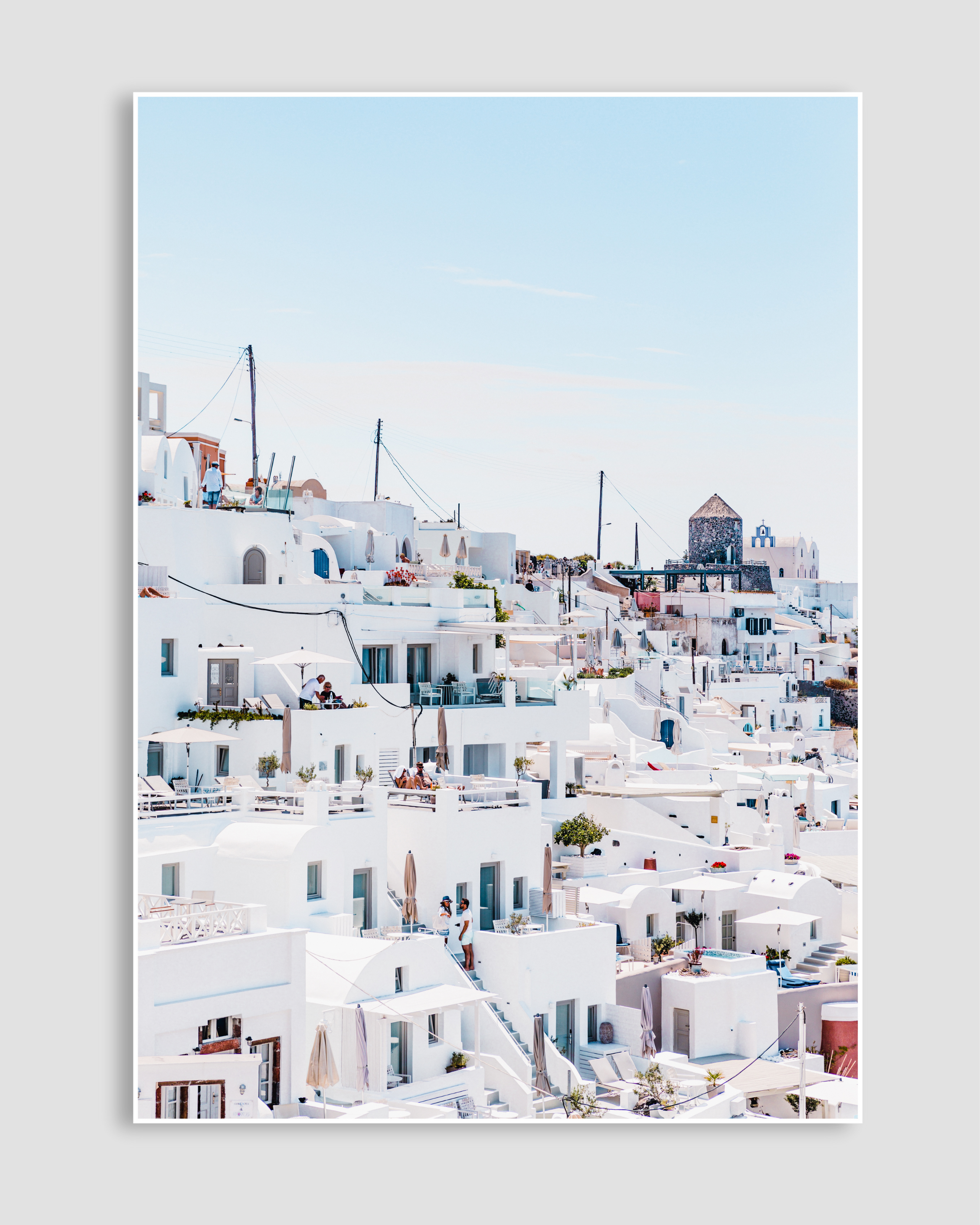 Beyaz Evler Mimarisi Poster