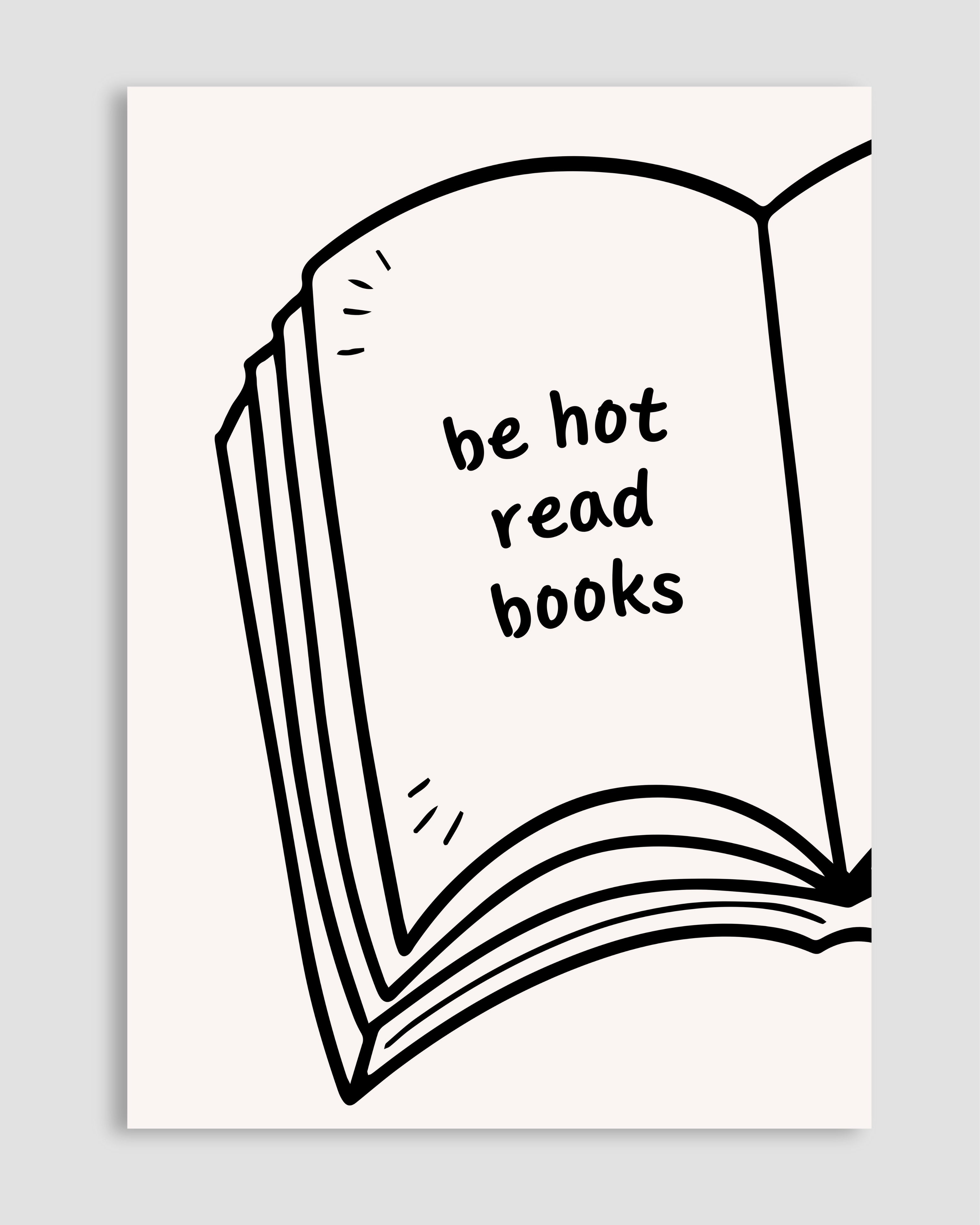 Be Hot Read Books Poster