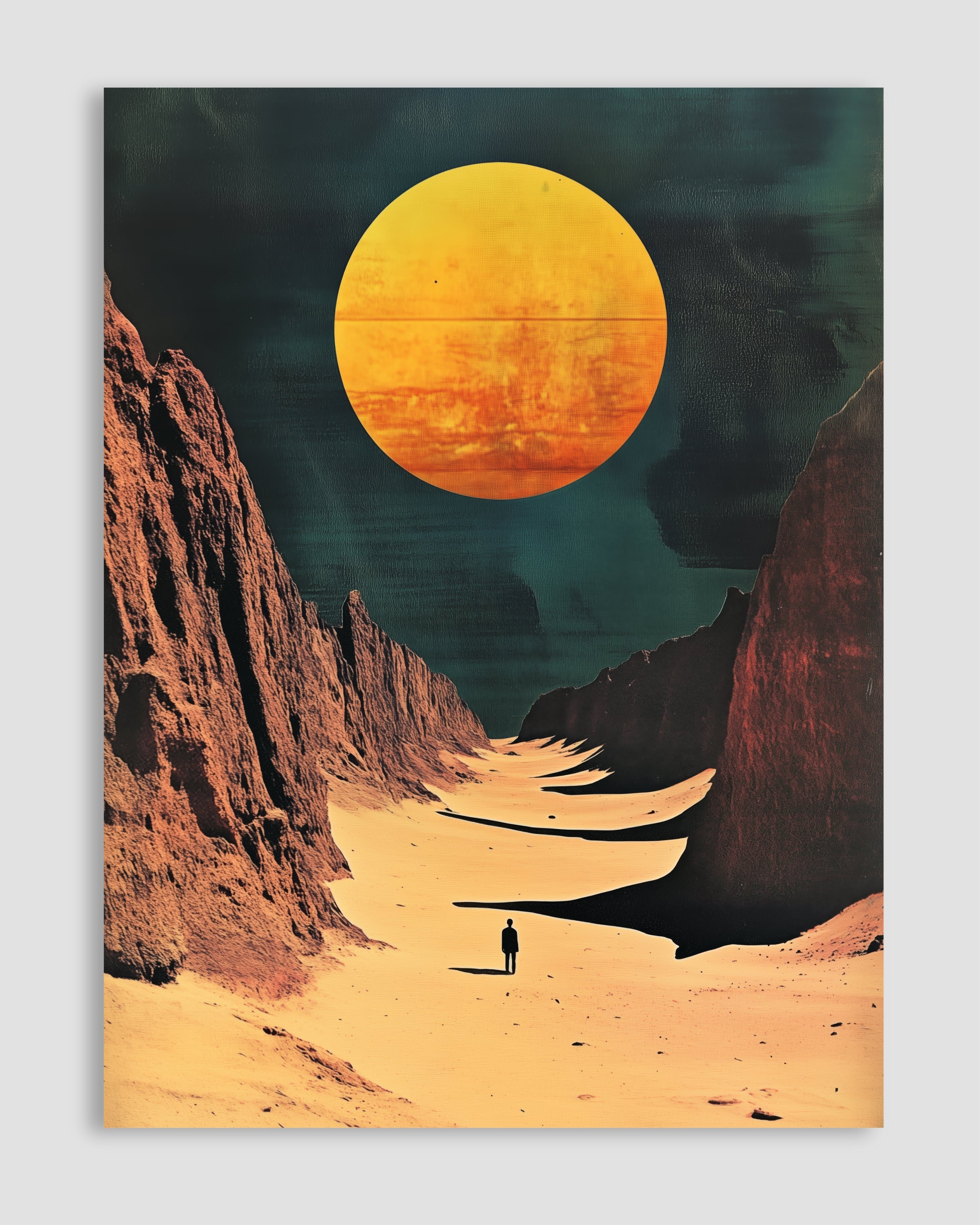 Futuristic Mirage Poster