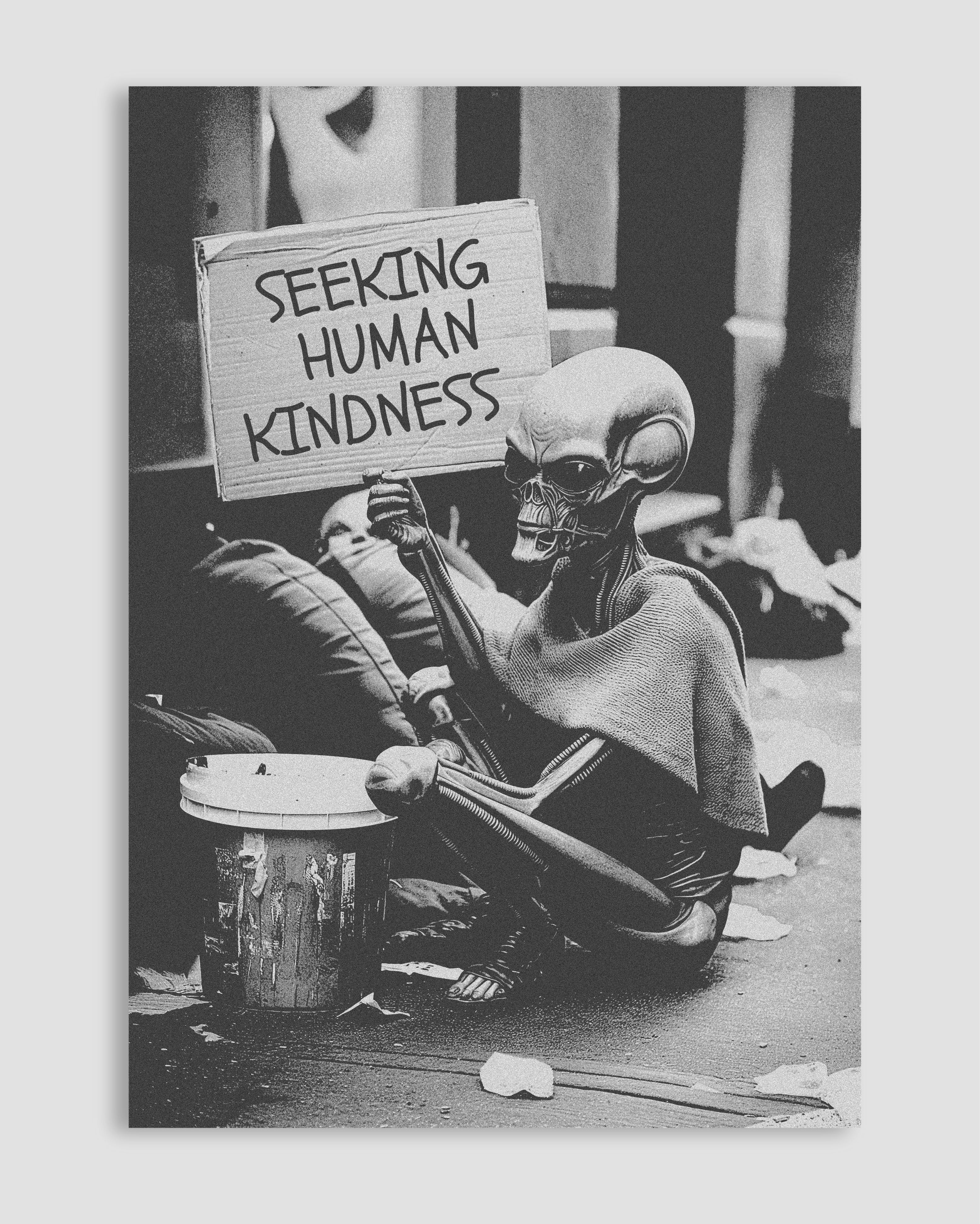 Seeking Human Kindness Poster