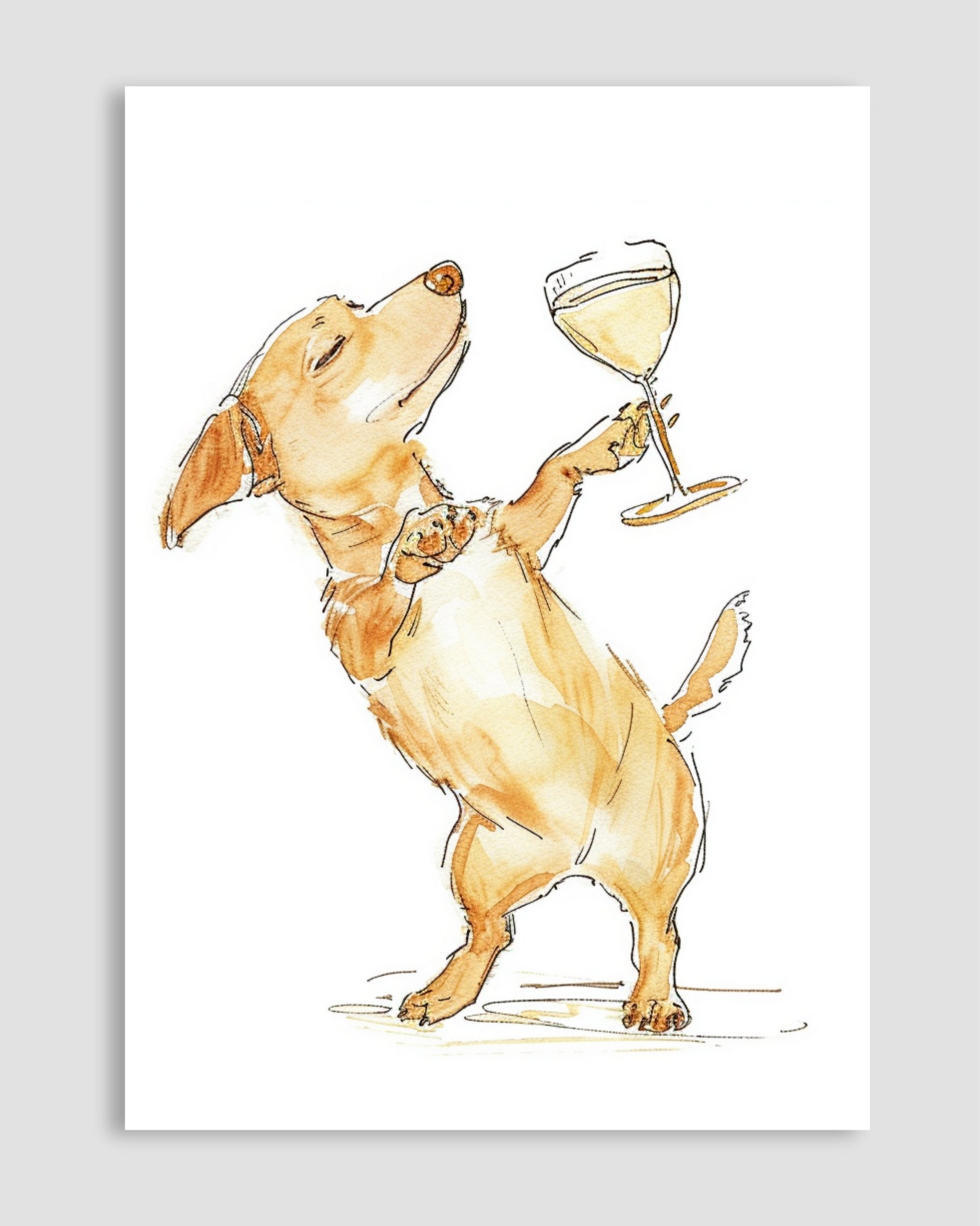 Cheers on Paws No.3 Poster