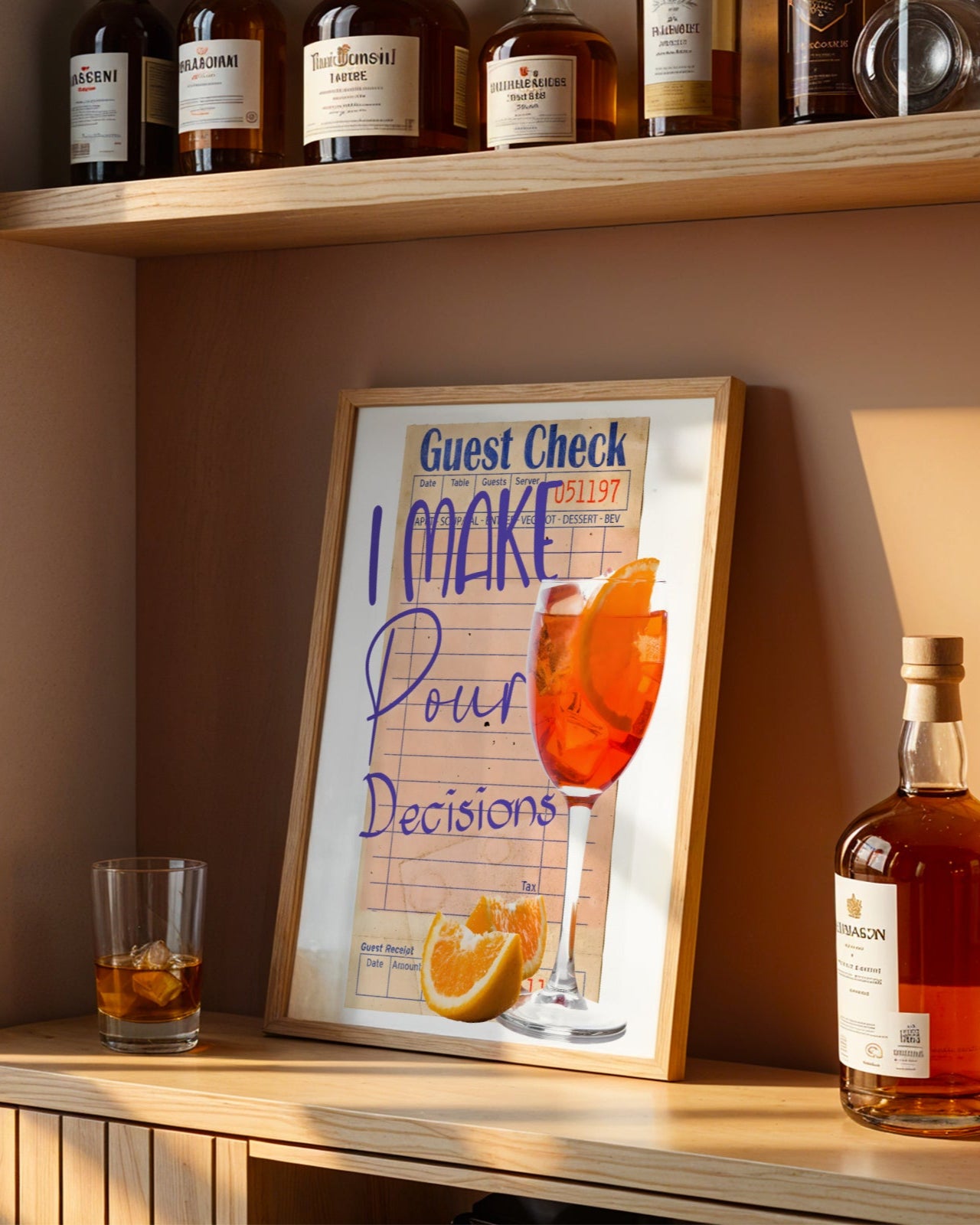 I Make Pour Decisions Poster