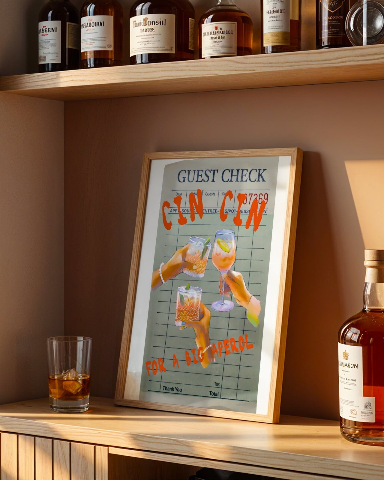 Cin Cin For a Big Aperol Poster