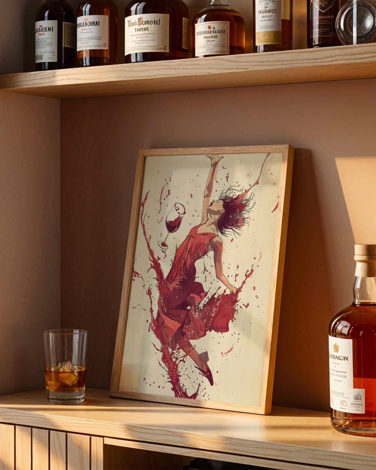 Wine Art Poster