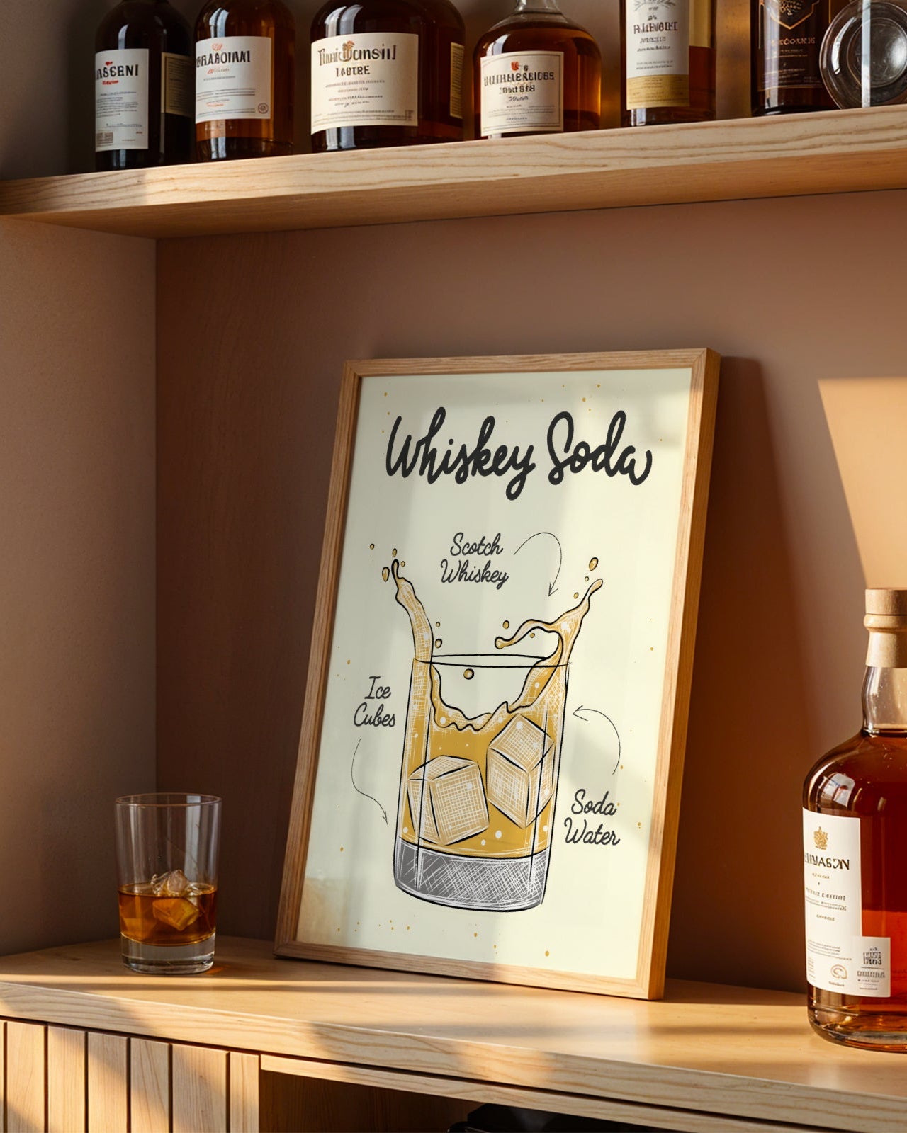 Whiskey Soda Poster