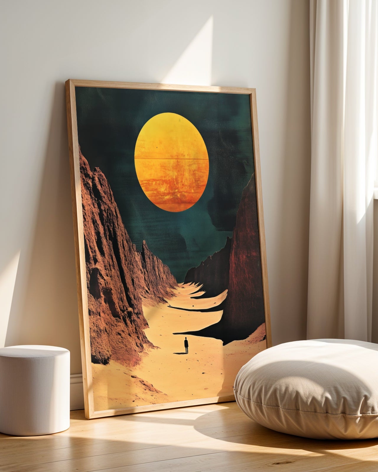 Futuristic Mirage Poster