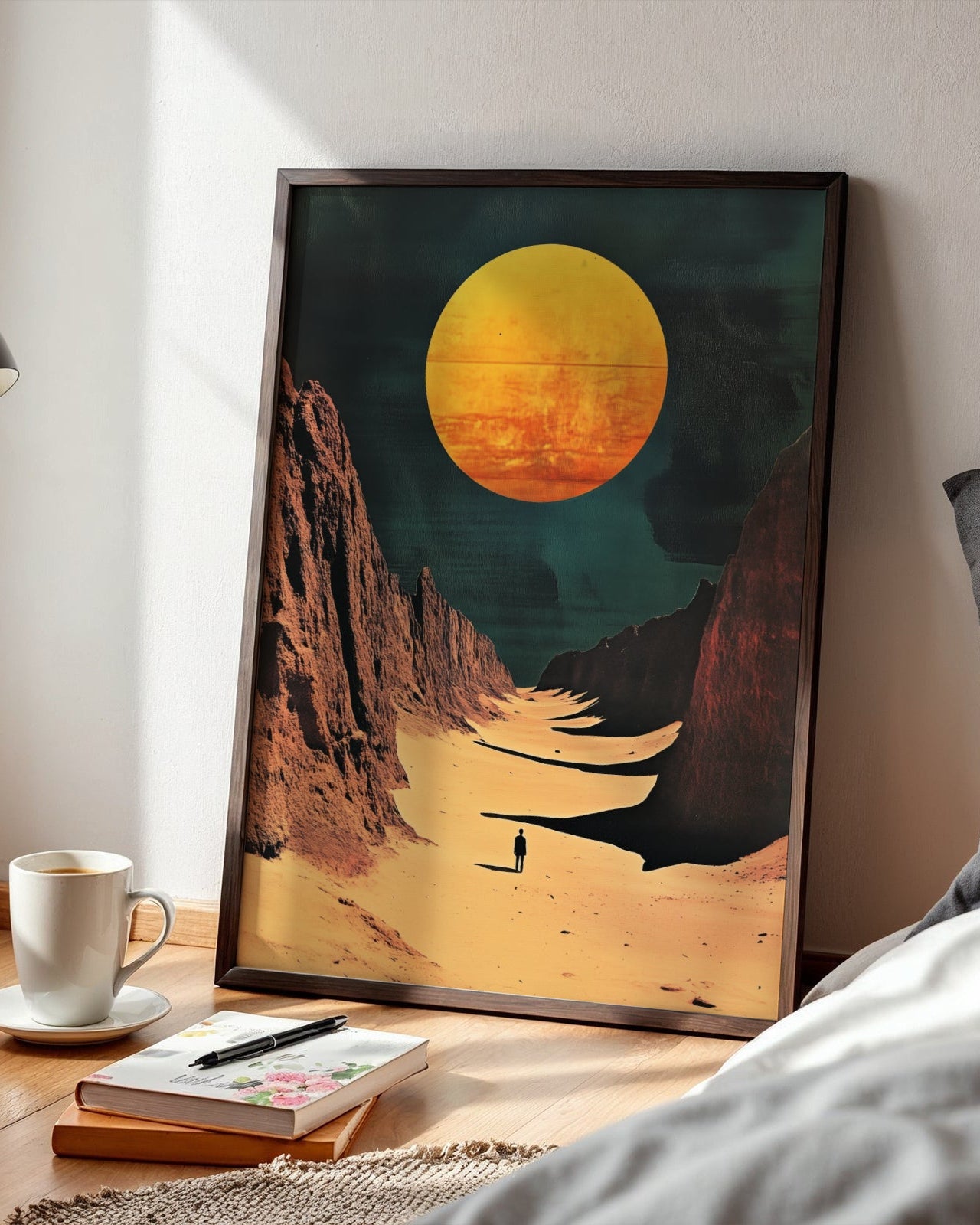 Futuristic Mirage Poster