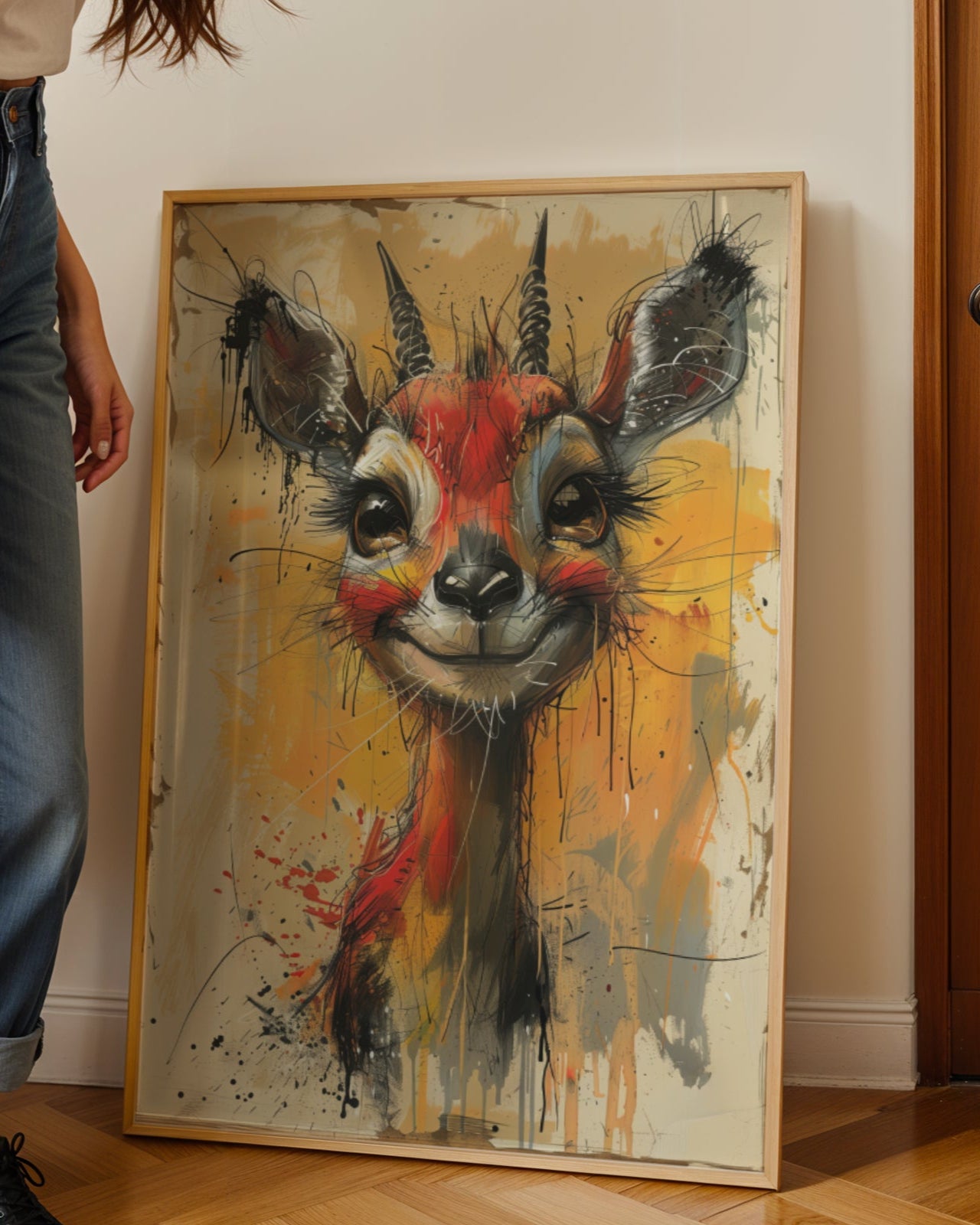 Baby Deer Poster