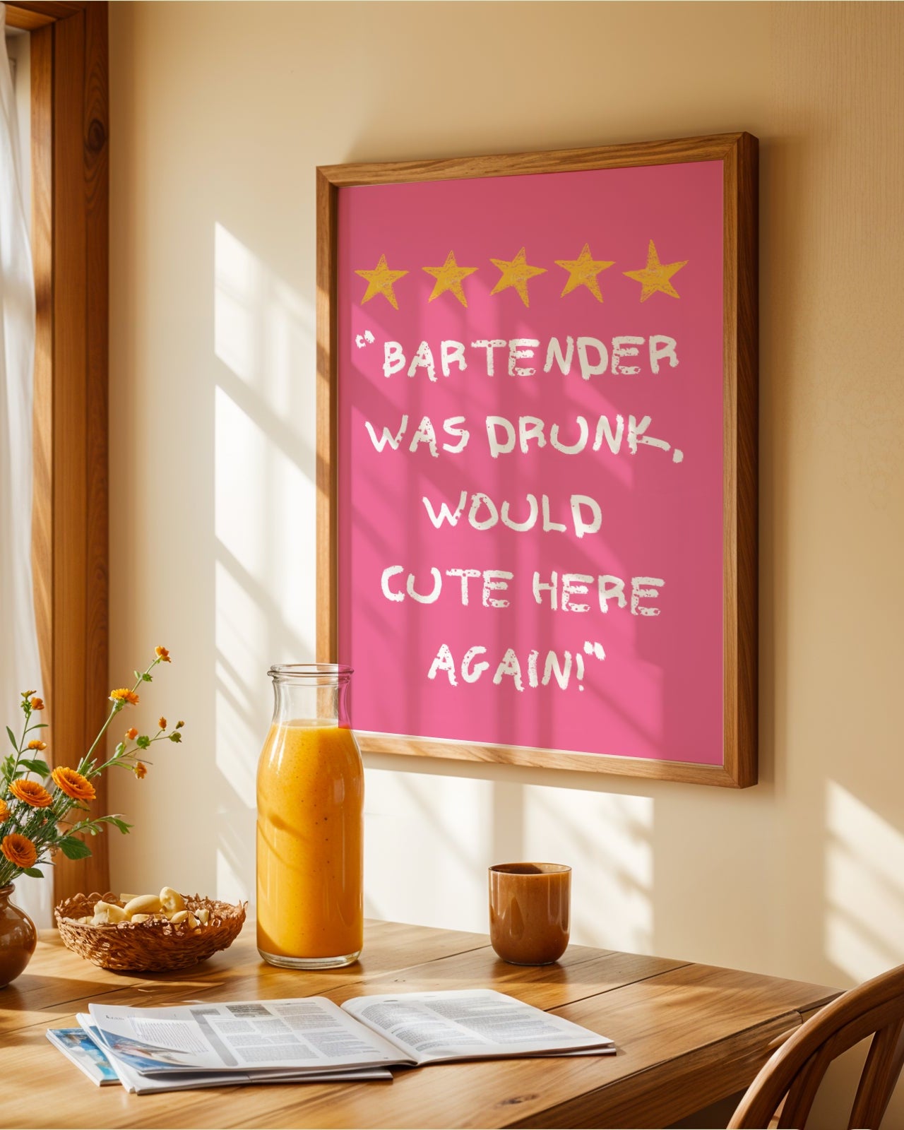 Bartender Was Drunk Poster