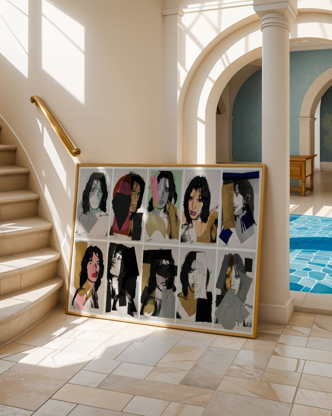 Andy Warhol - Mick Jagger Poster