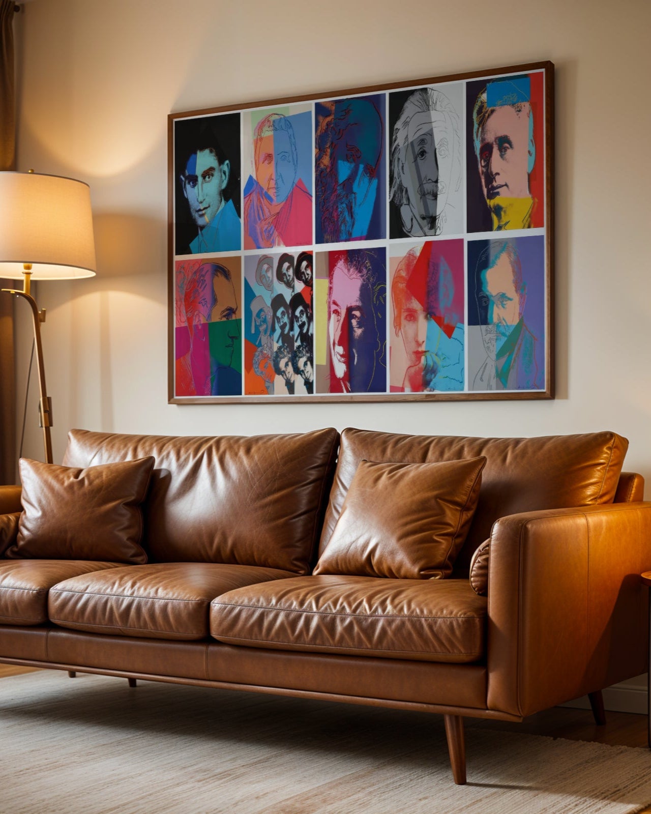 Andy Warhol Ten Portraits Poster