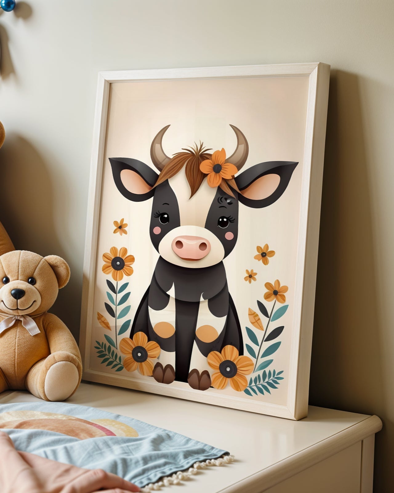 Sevimli İnek Poster