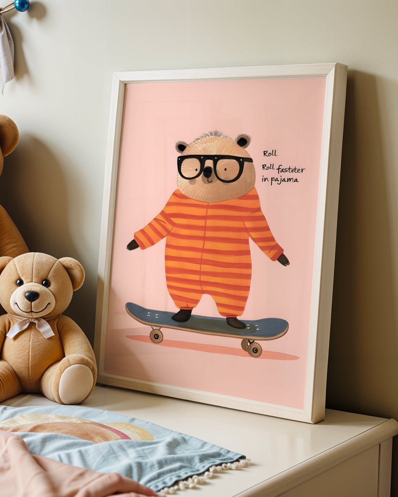 Roll in Pajama Poster