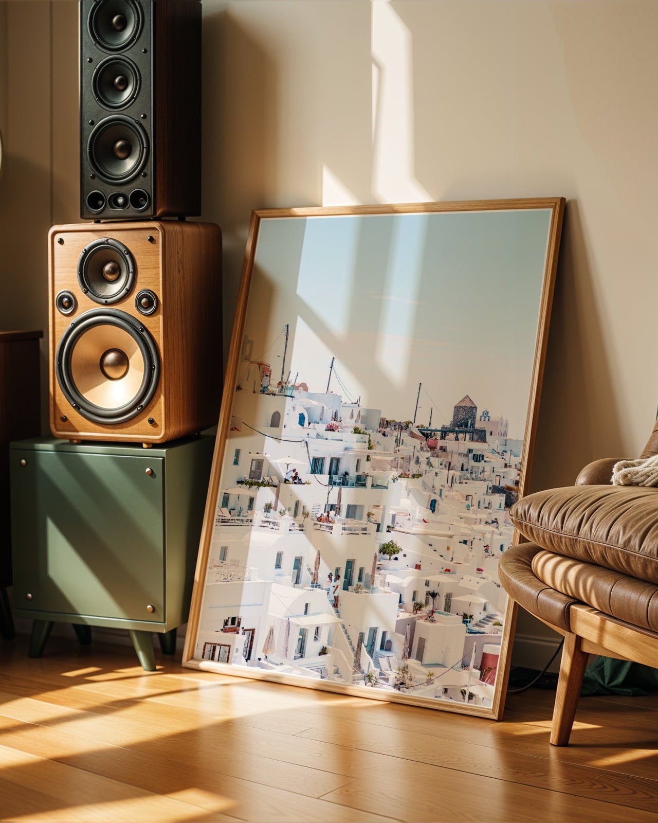 Beyaz Evler Mimarisi Poster