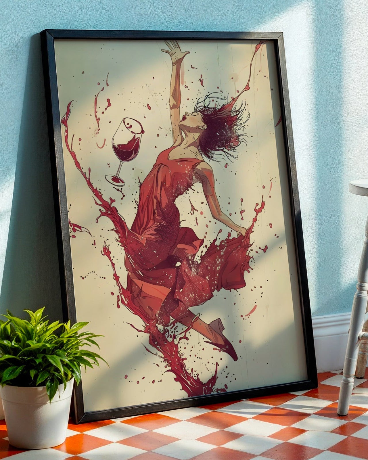 Wine Art Poster
