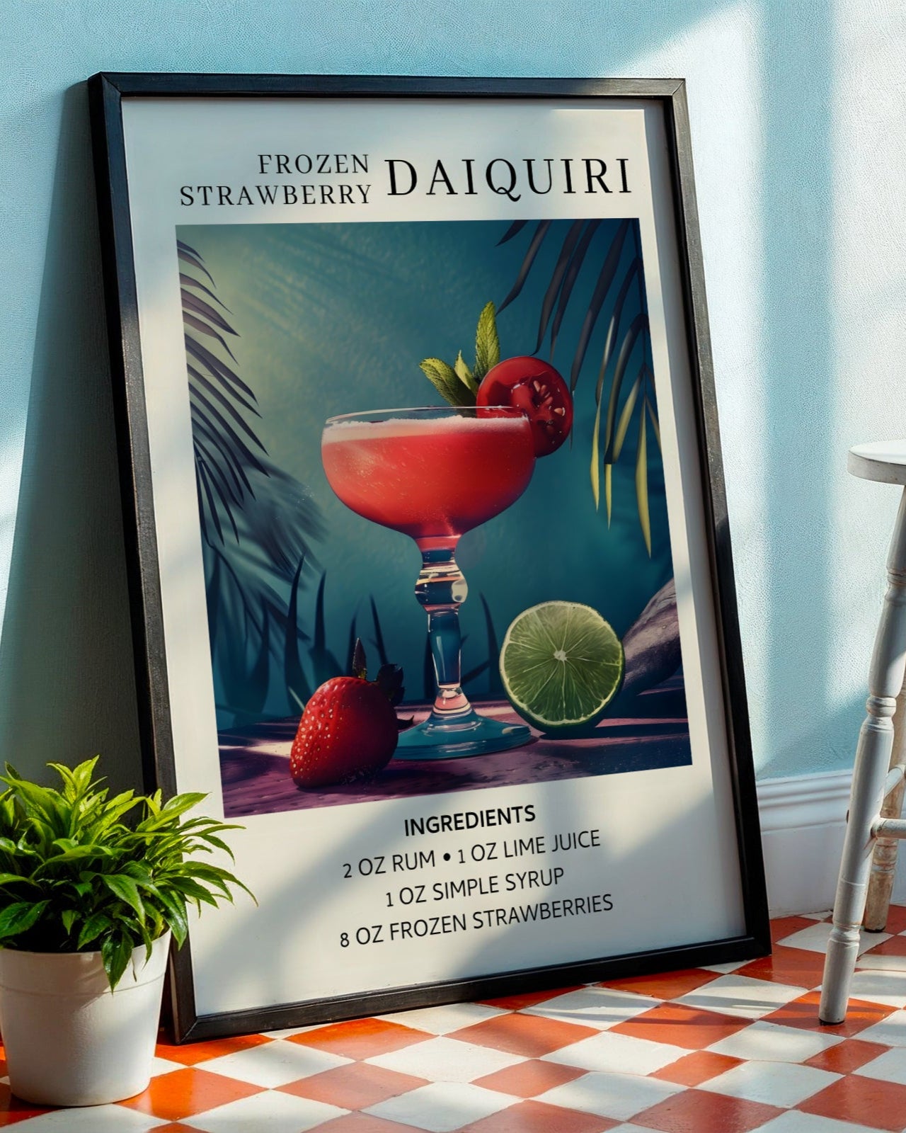 Frozen Strawberry Daiquiri Poster