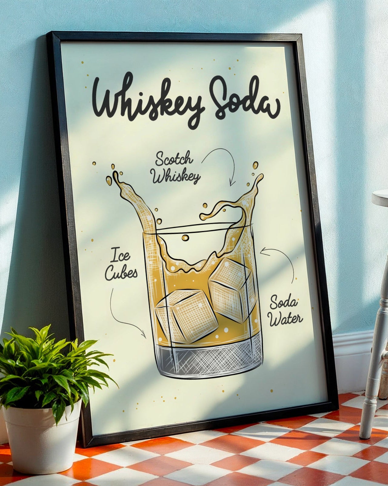 Whiskey Soda Poster