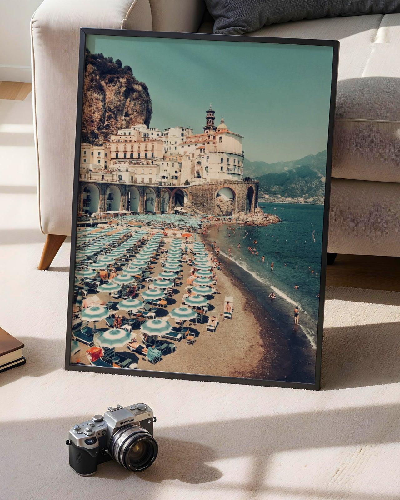 Beach of Atrani Poster