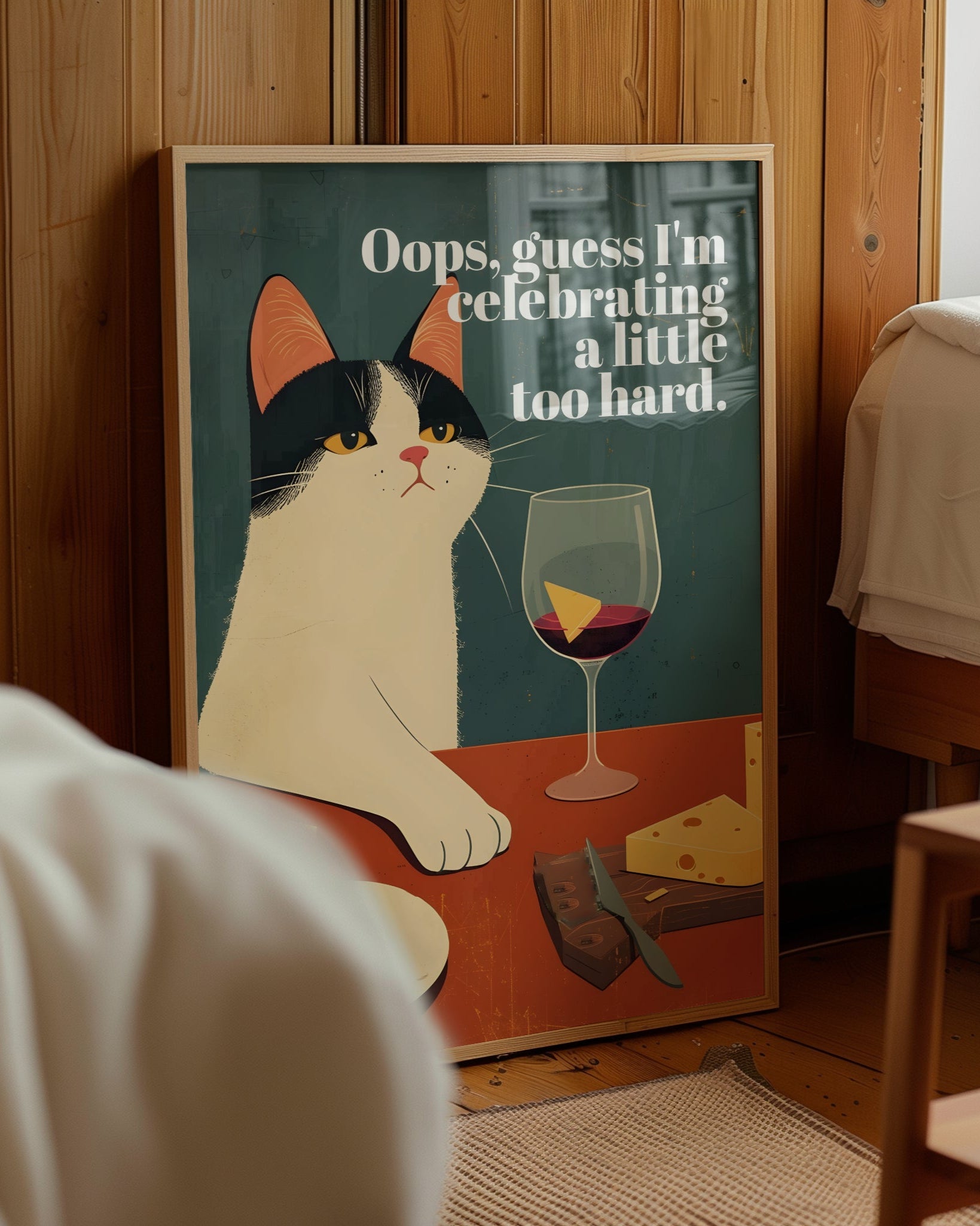 Celebrating a Little Too Hard Poster