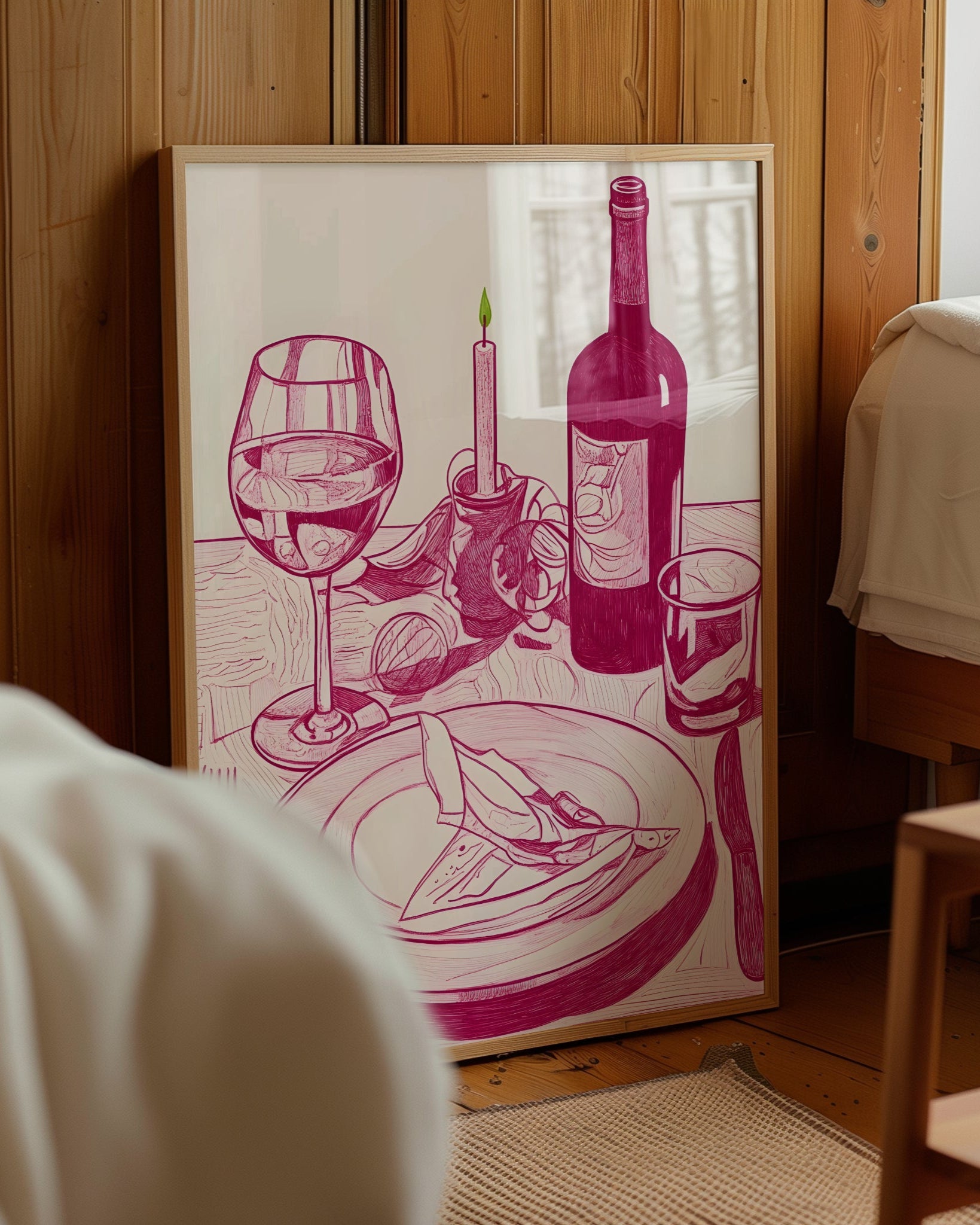 Wine in The Restaurant Poster
