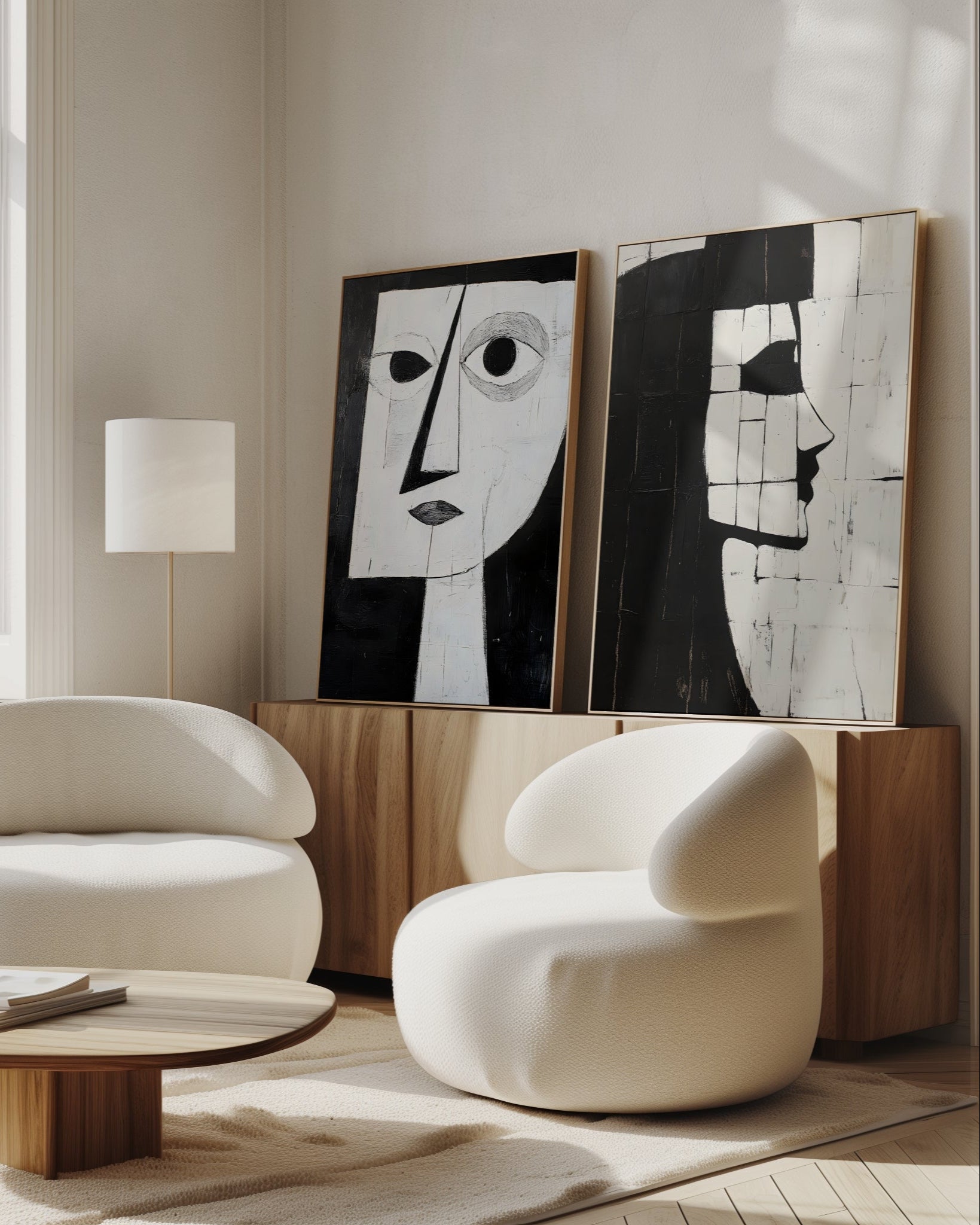 Siyah & Beyaz 2'li Poster Seti