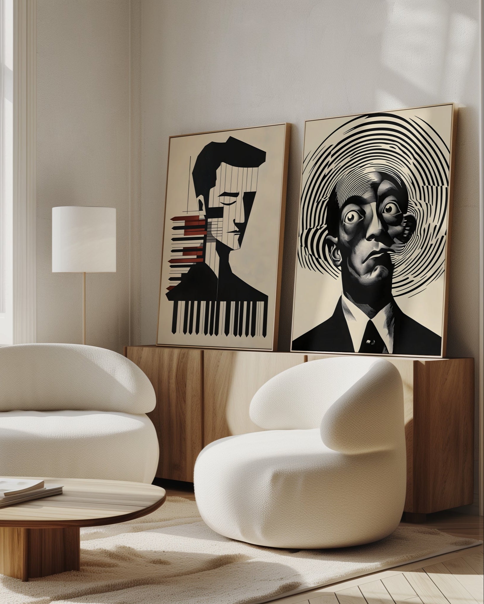 Siyah & Beyaz 2'li Poster Seti