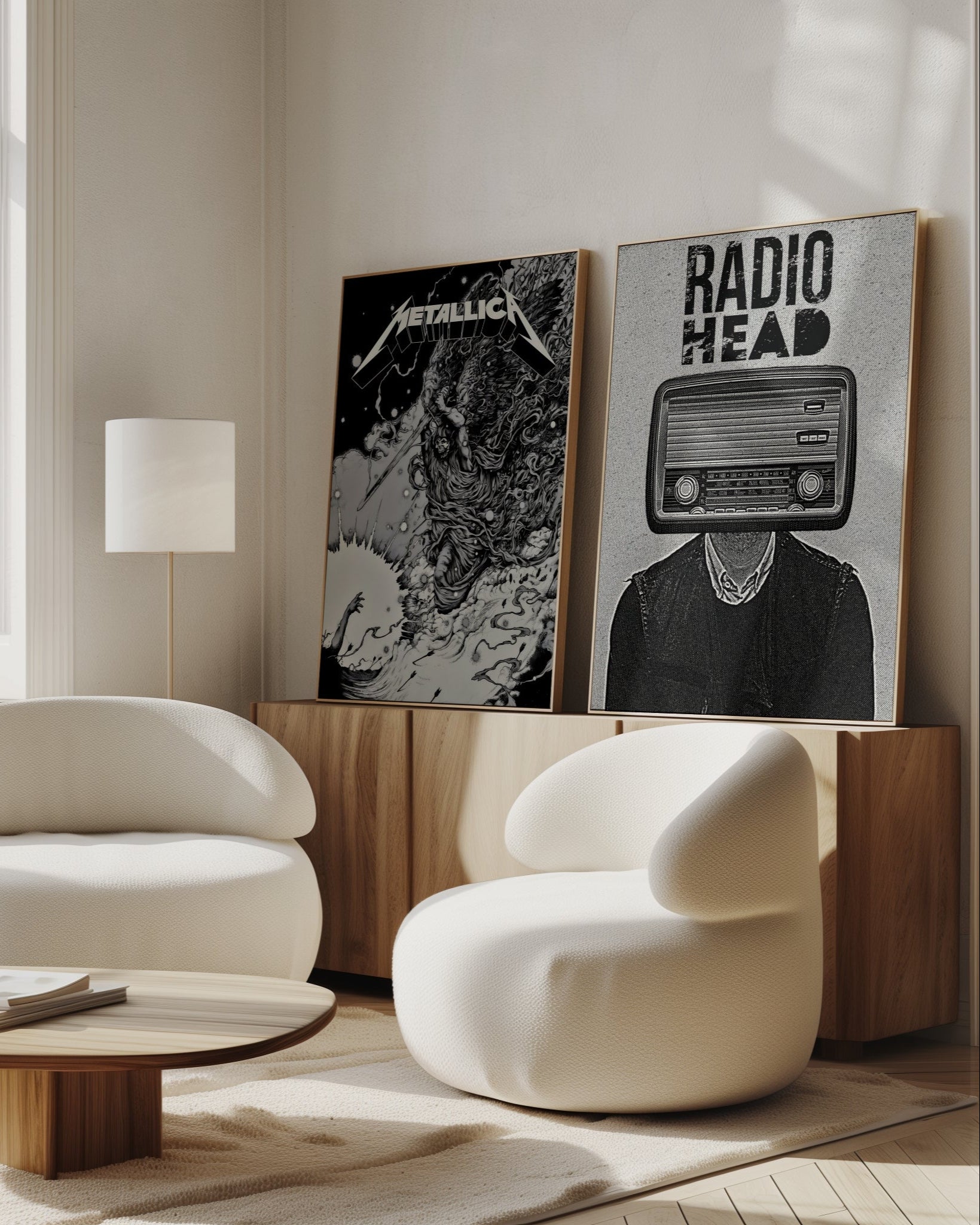 Radio Head & Metallica 2'li Poster Seti