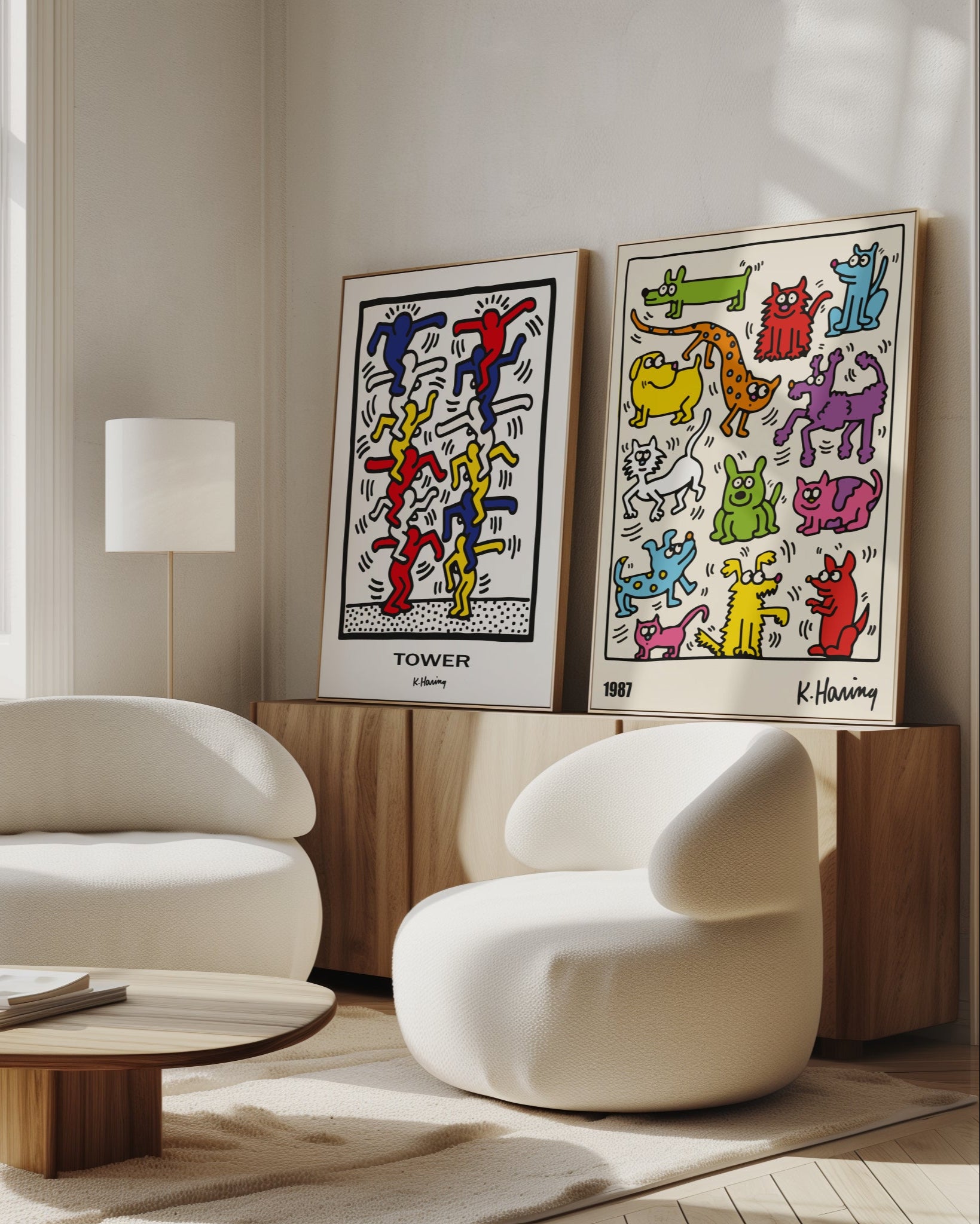 Keith Haring 2'li Poster Seti