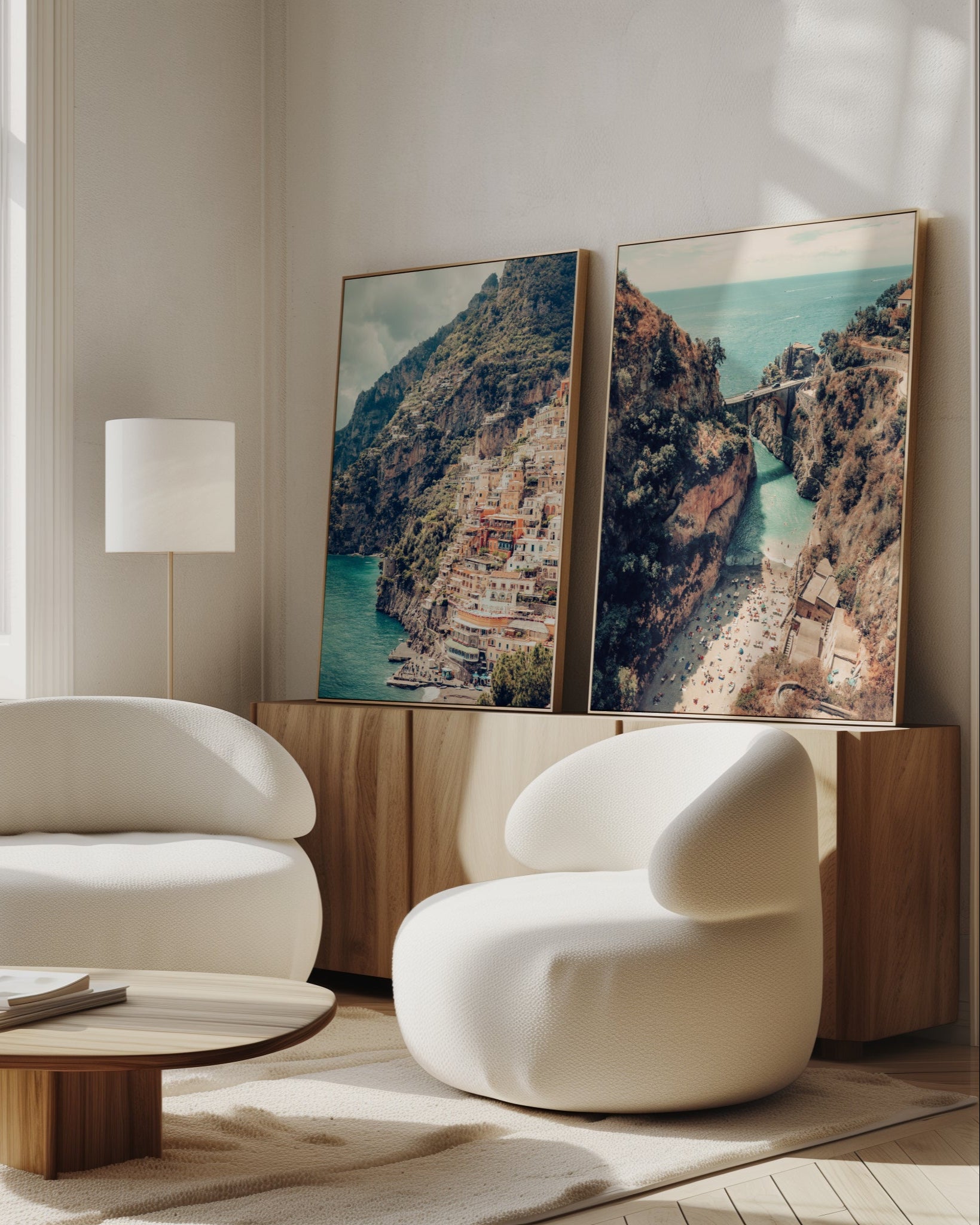 Sahil ve Plaj 2'li Poster Seti