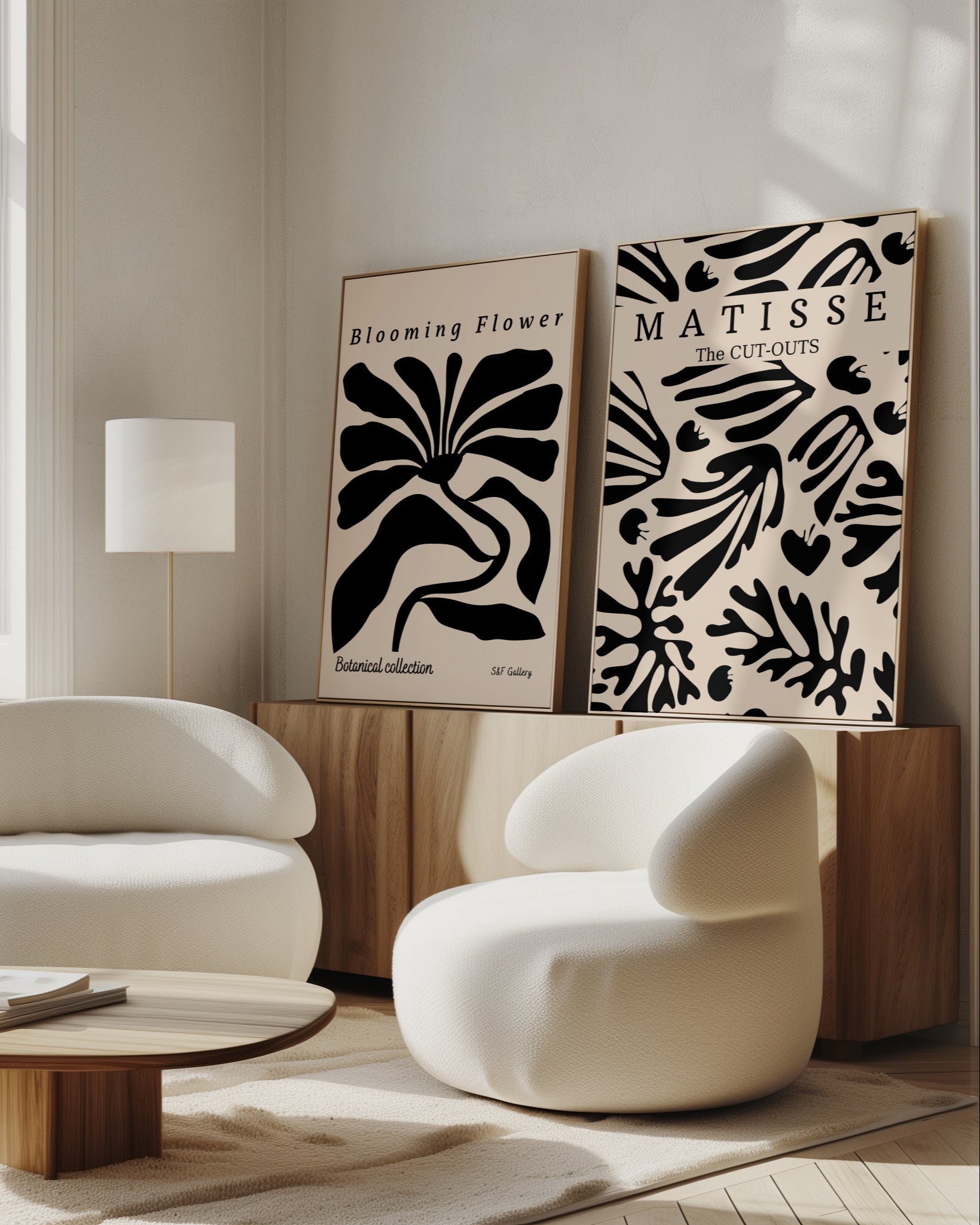 Siyah & Beyaz 2'li Poster Seti