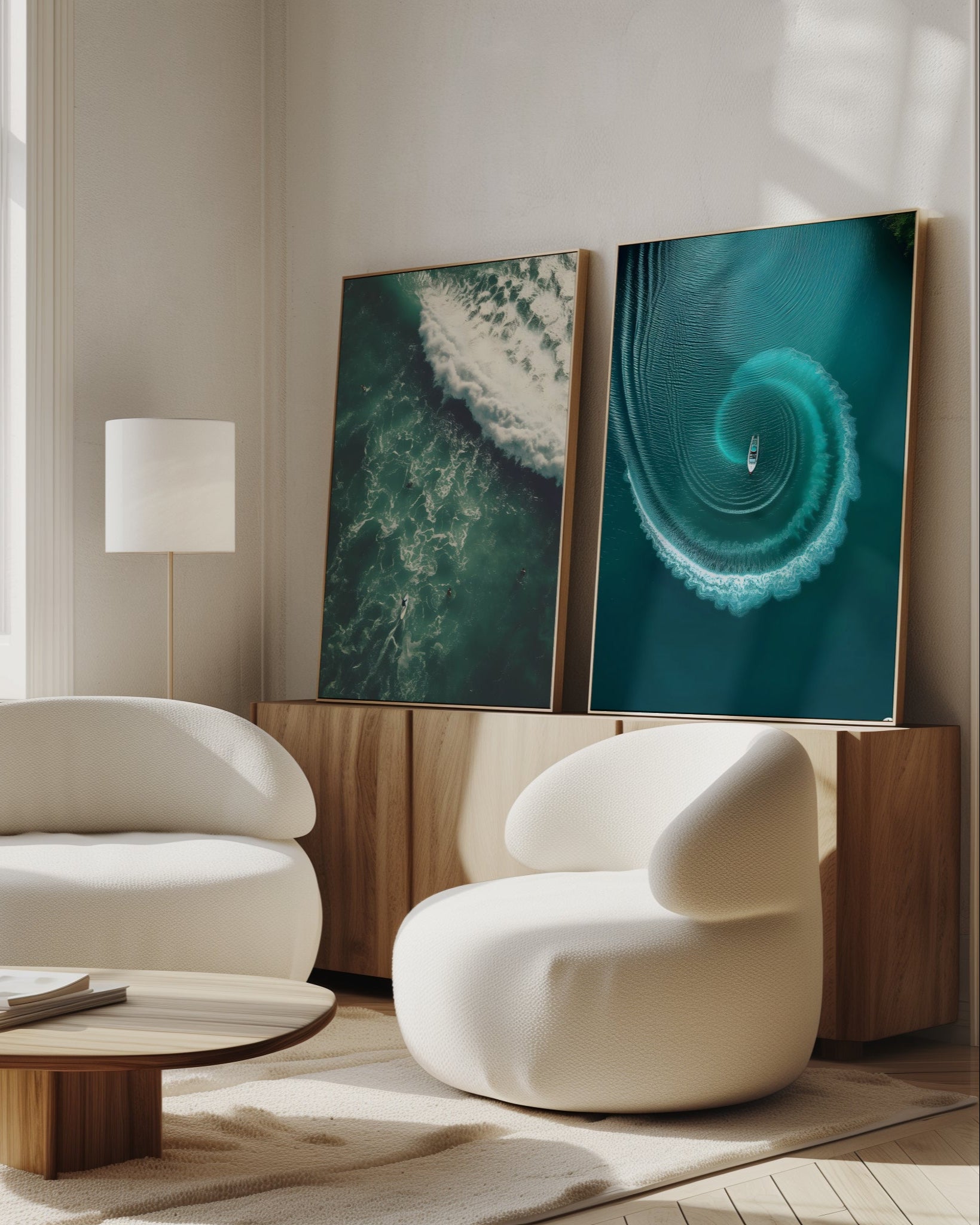 Sahil ve Plaj 2'li Poster Seti