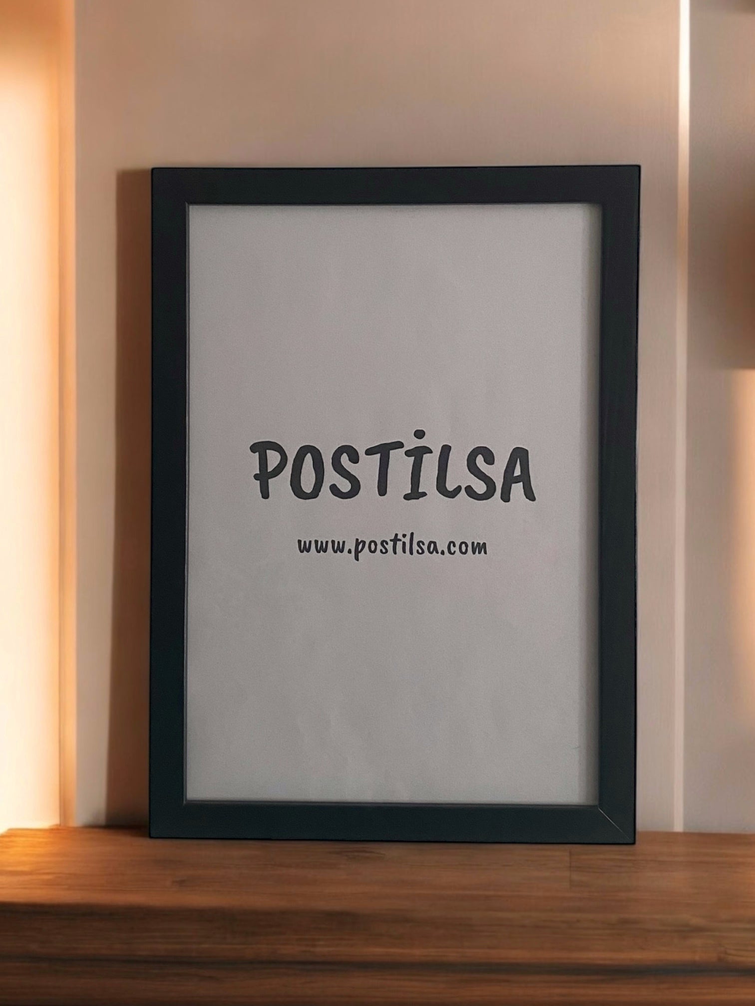 Ahşap Çerçeve - Siyah