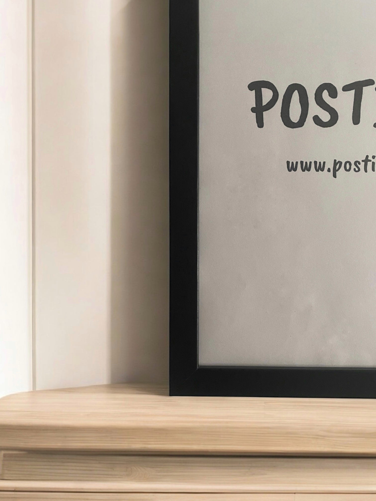 Ahşap Çerçeve - Siyah