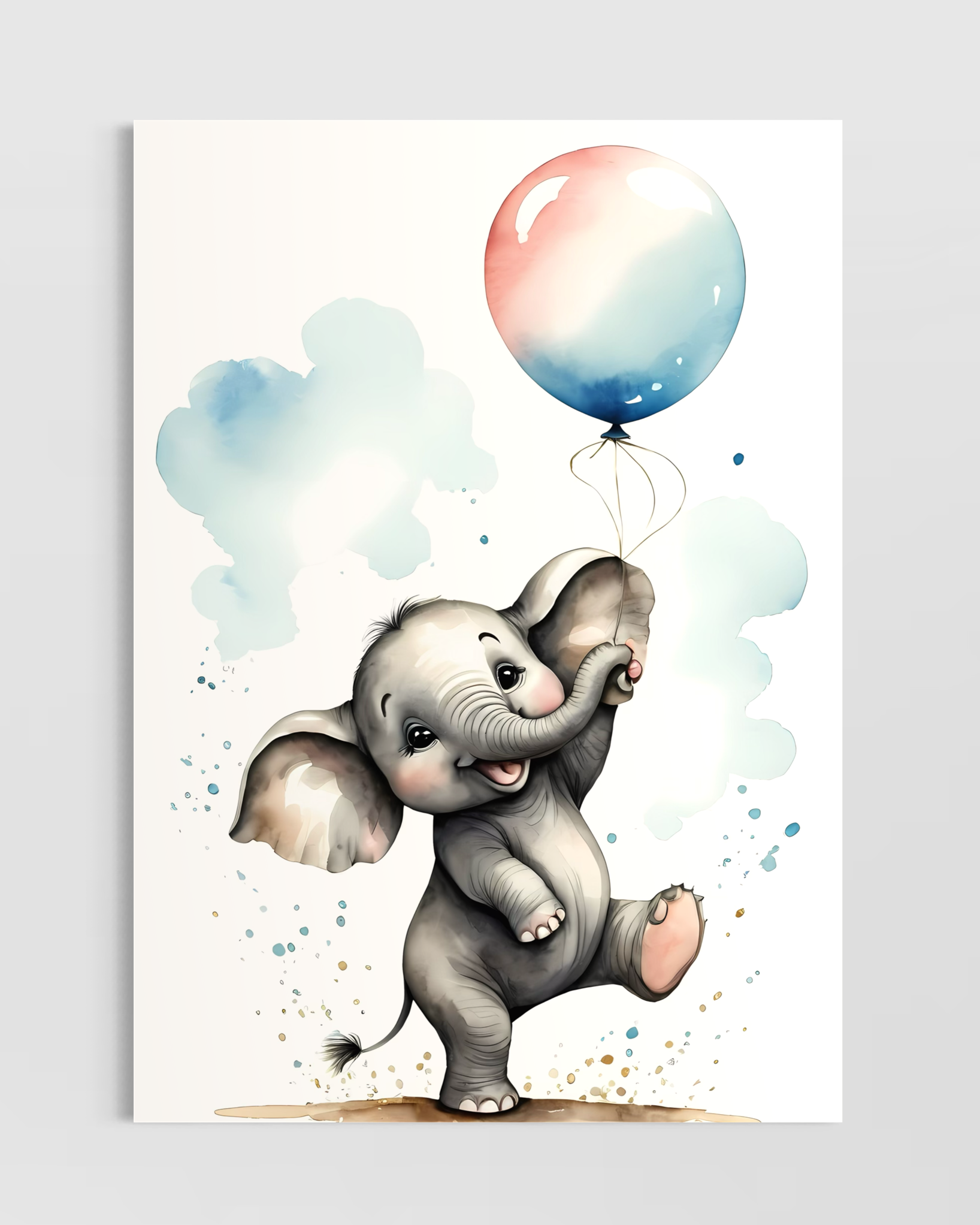 Balonlu Fil Poster