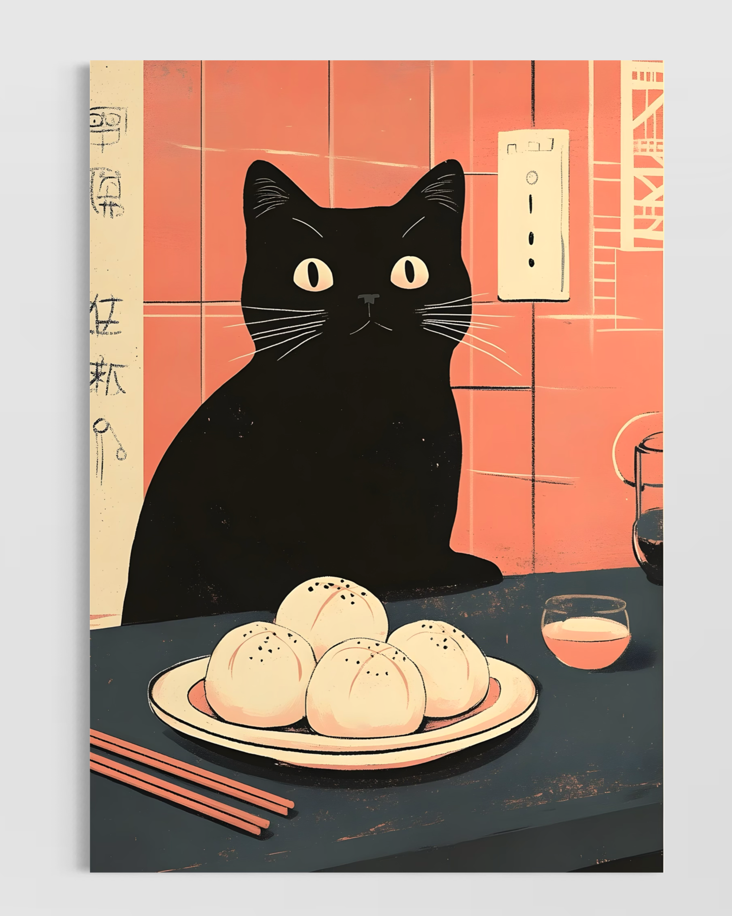 Black Cat No.7 Poster