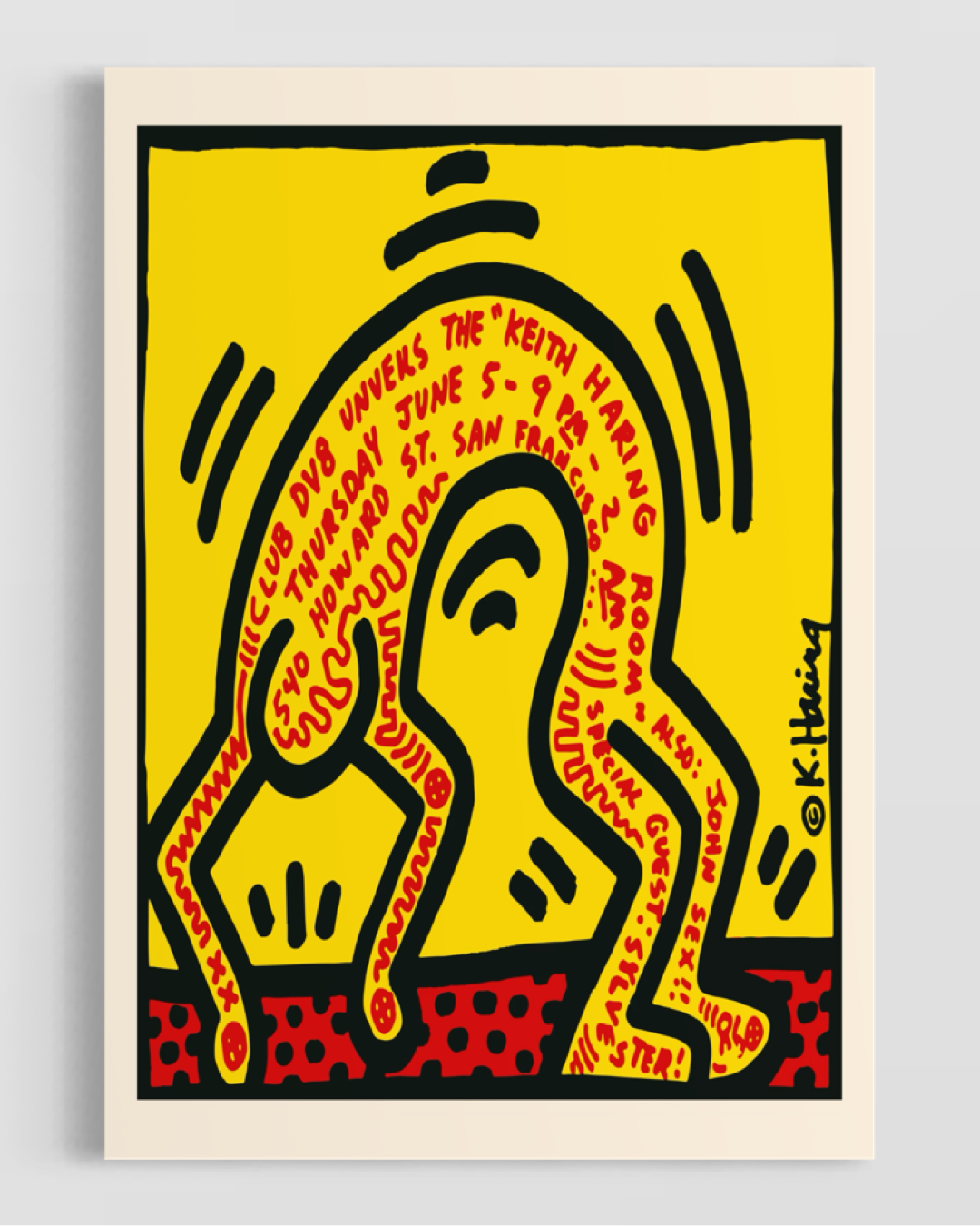 Keith Haring 3'lü Poster Seti