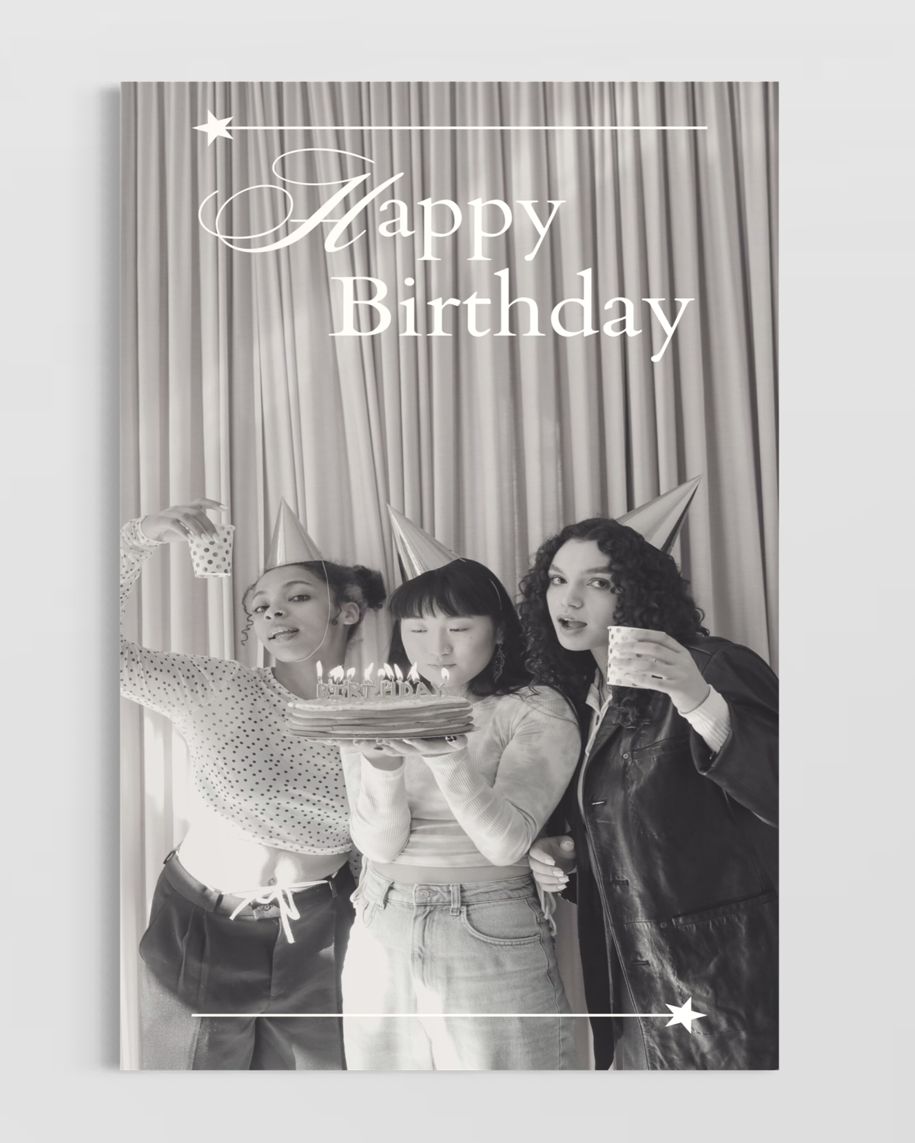 Kişiye Özel Happy Birthday Poster- Özel Tasarım