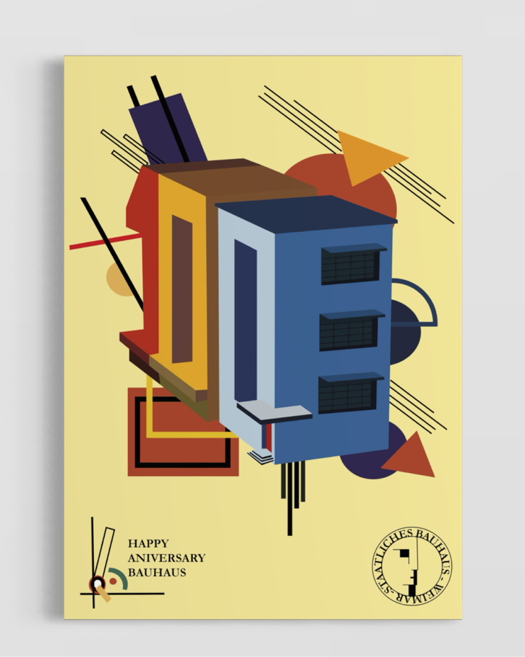 Bauhaus No.4 Poster