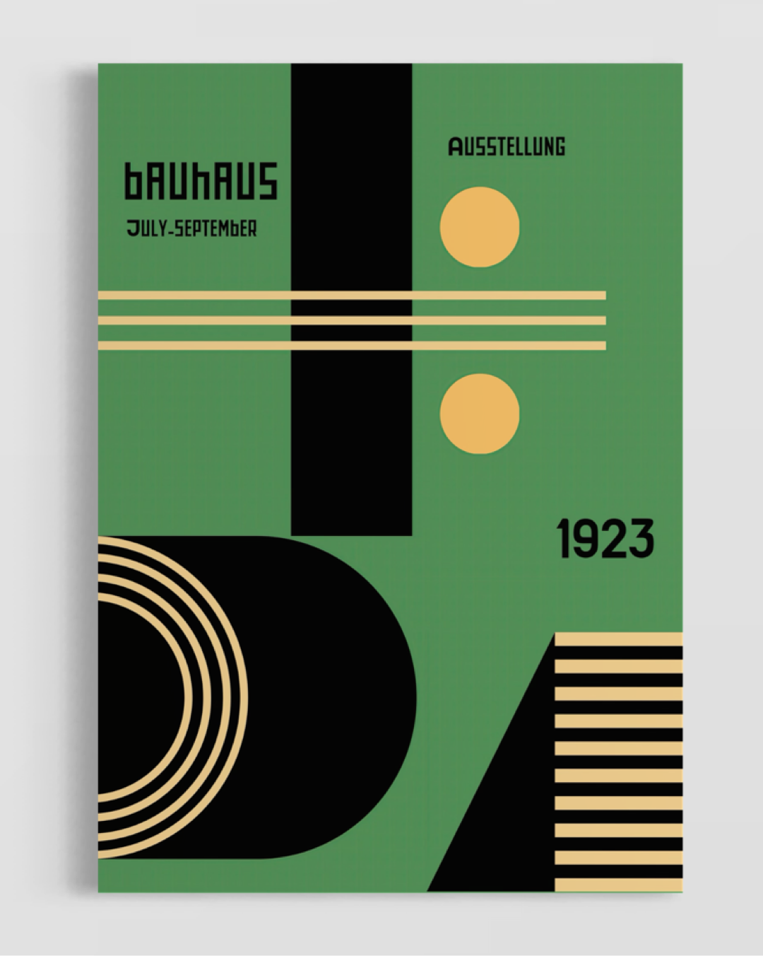 Bauhaus No.10 Poster