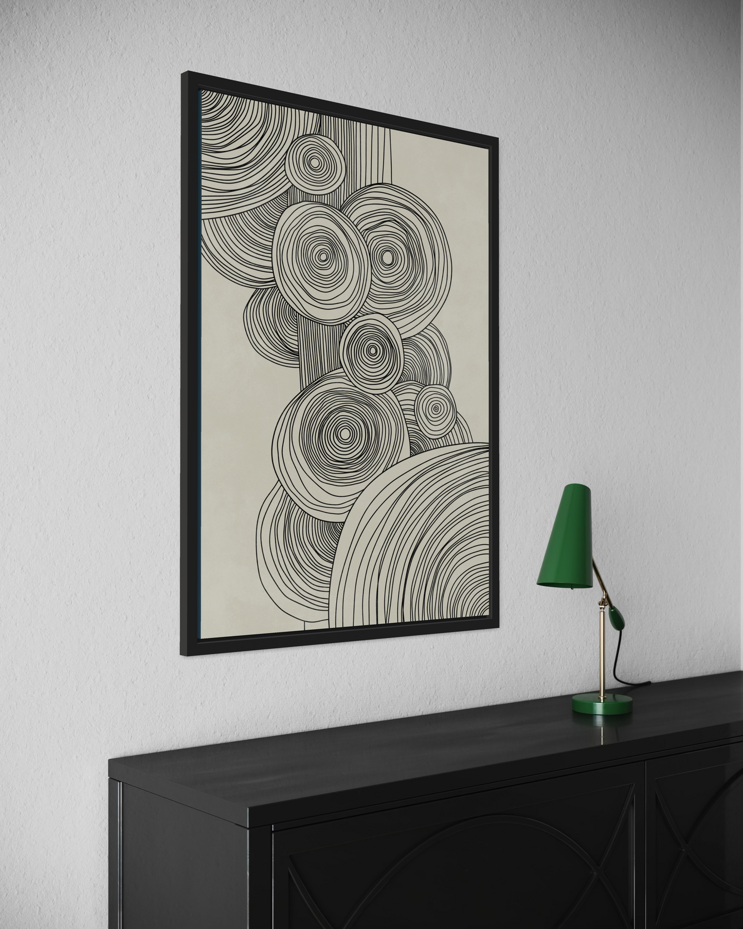 Dark Abstract No.6 Poster