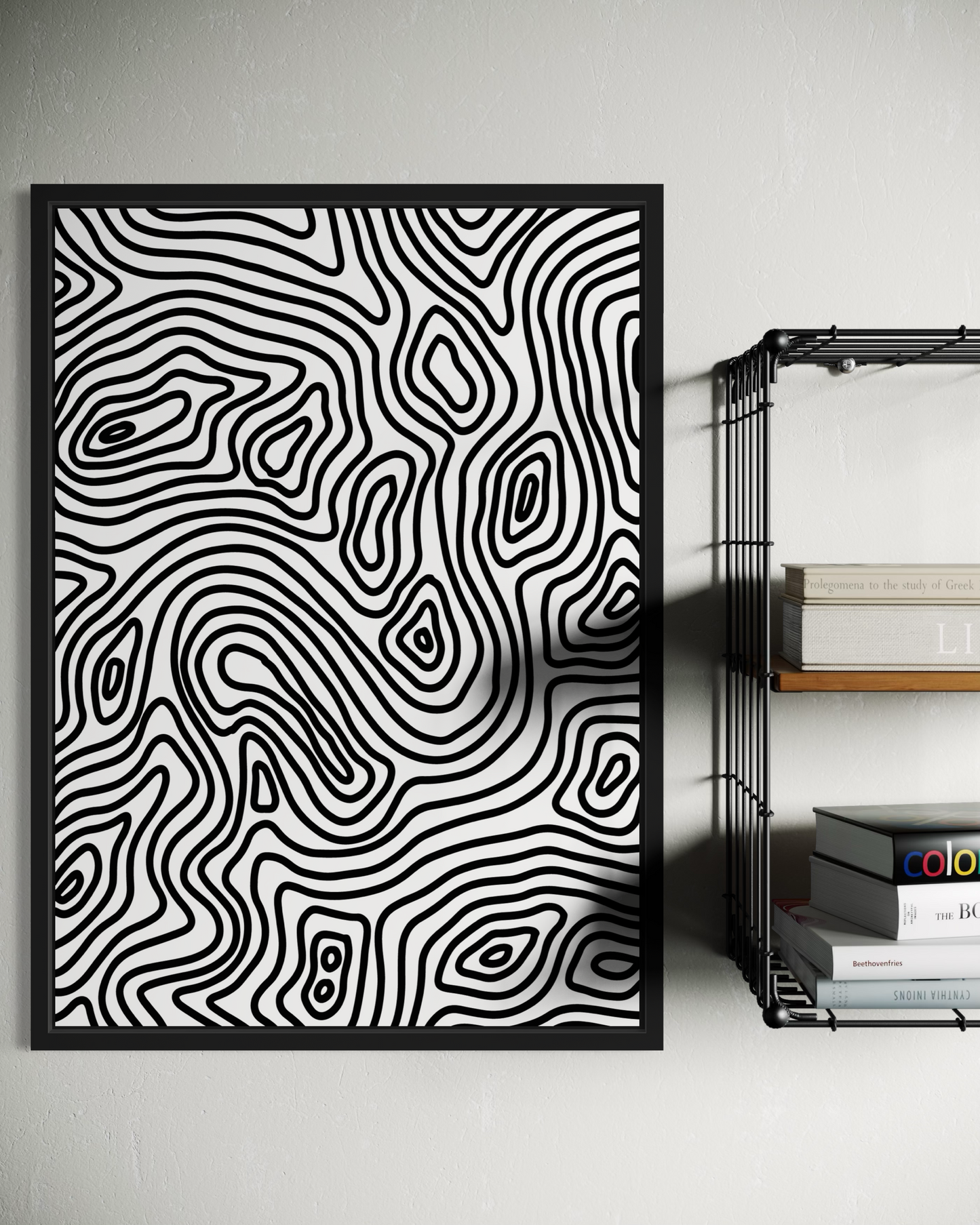 Dark Abstract No.13 Poster
