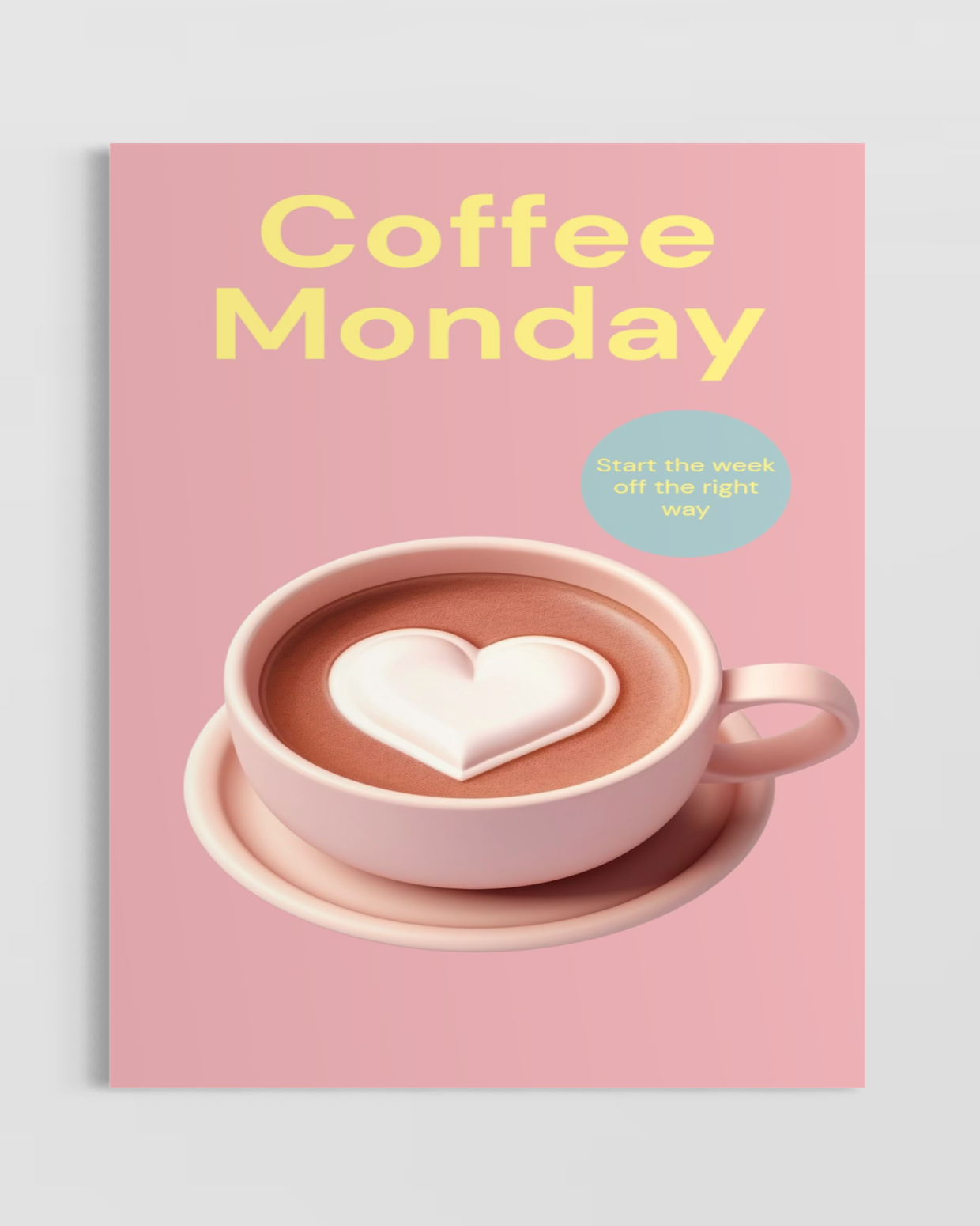 Coffee Monday Poster