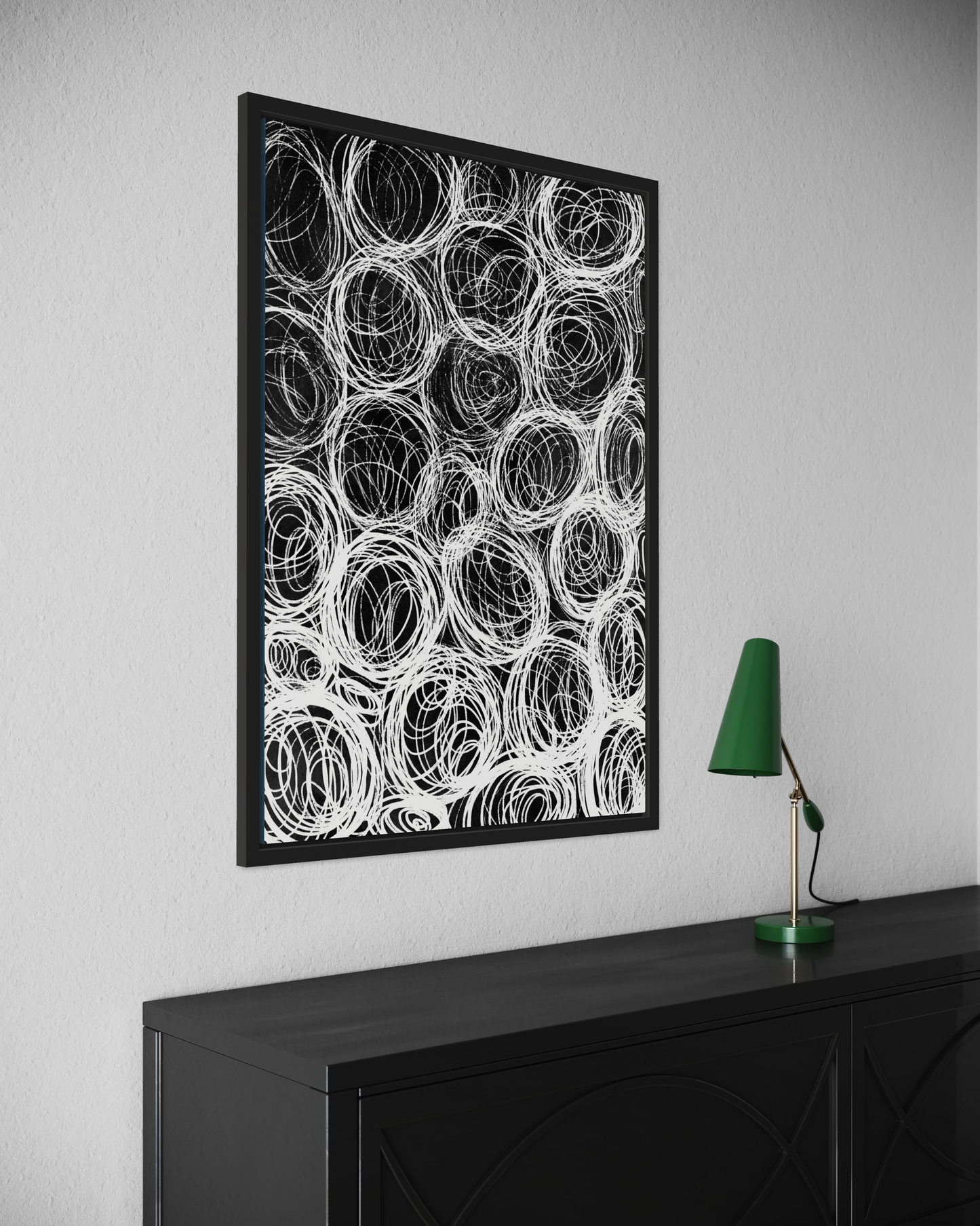 Dark Abstract No.10 Poster