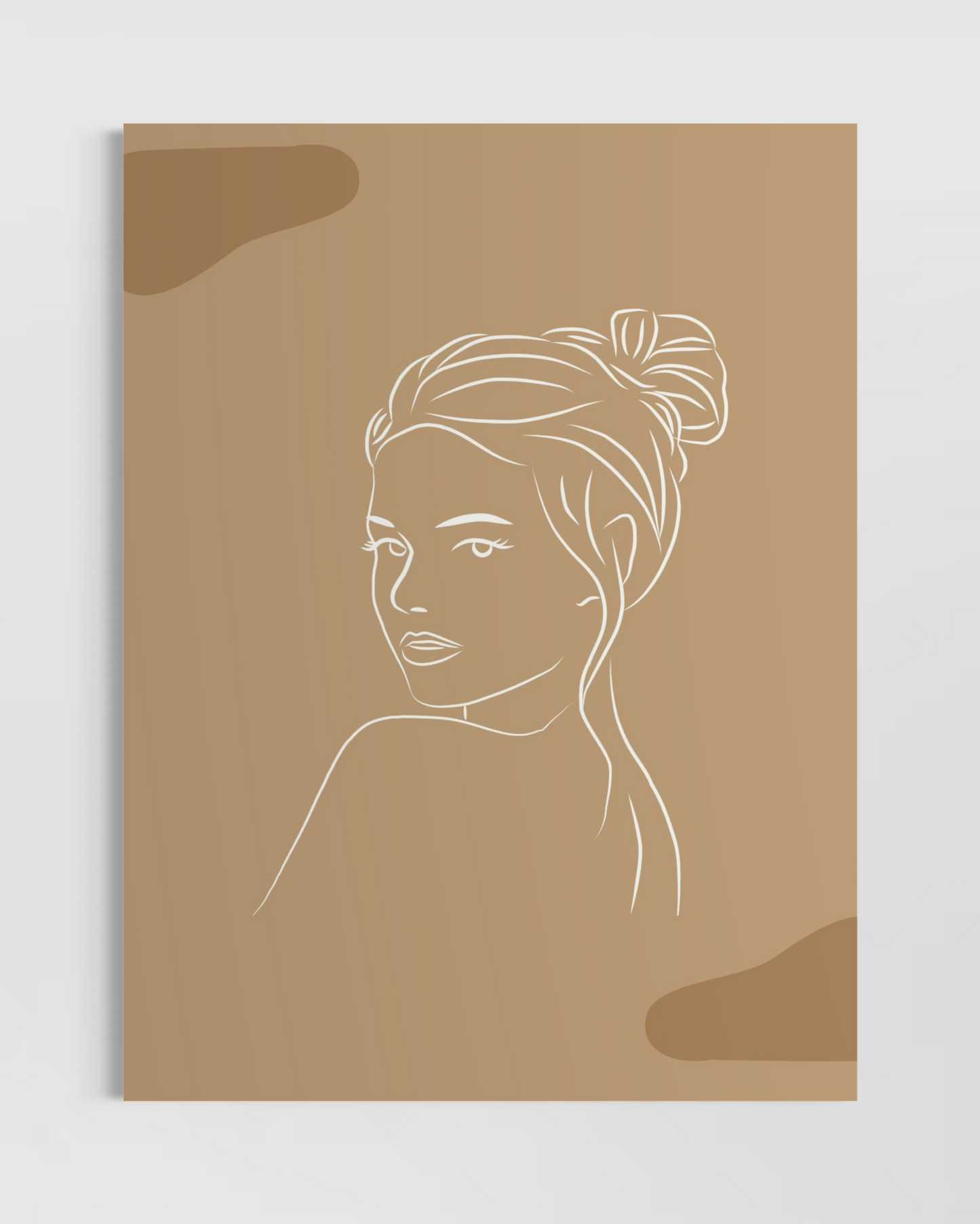 Minimalist Kadın No.9 Poster