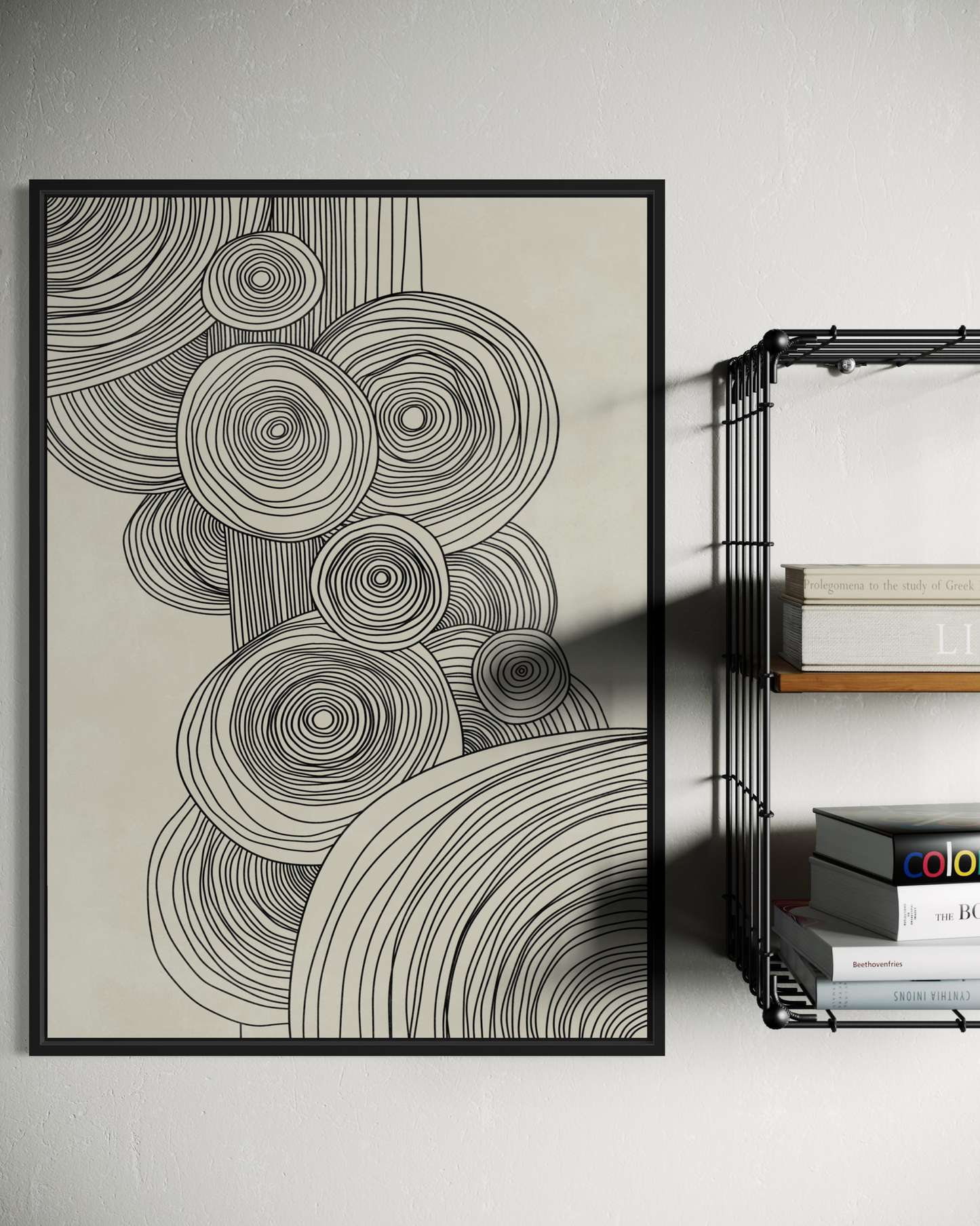 Dark Abstract No.6 Poster