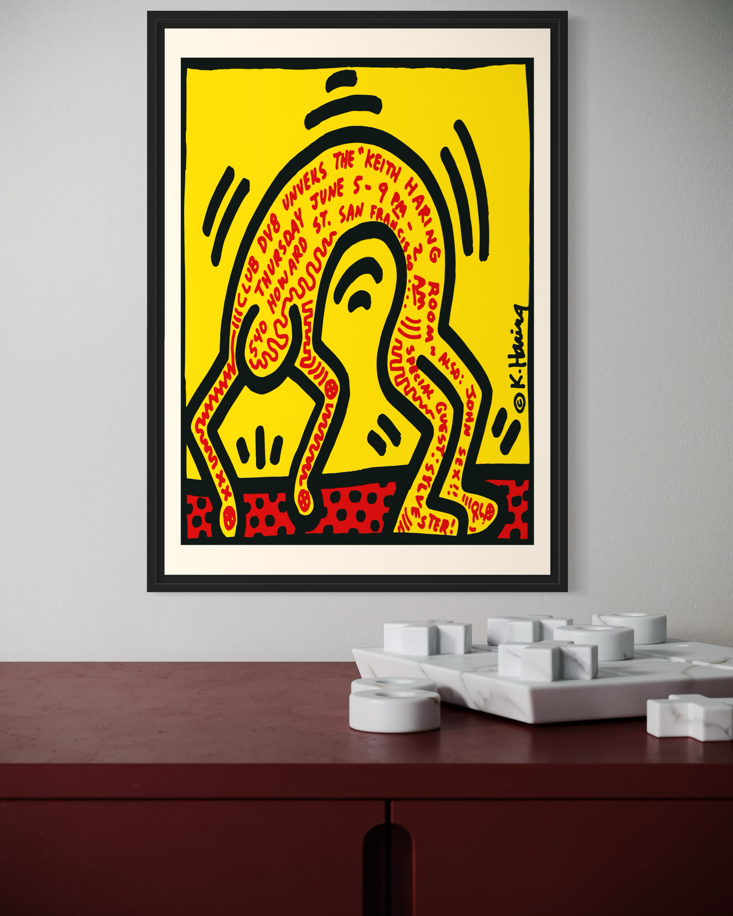 Keith Haring No.2 Poster