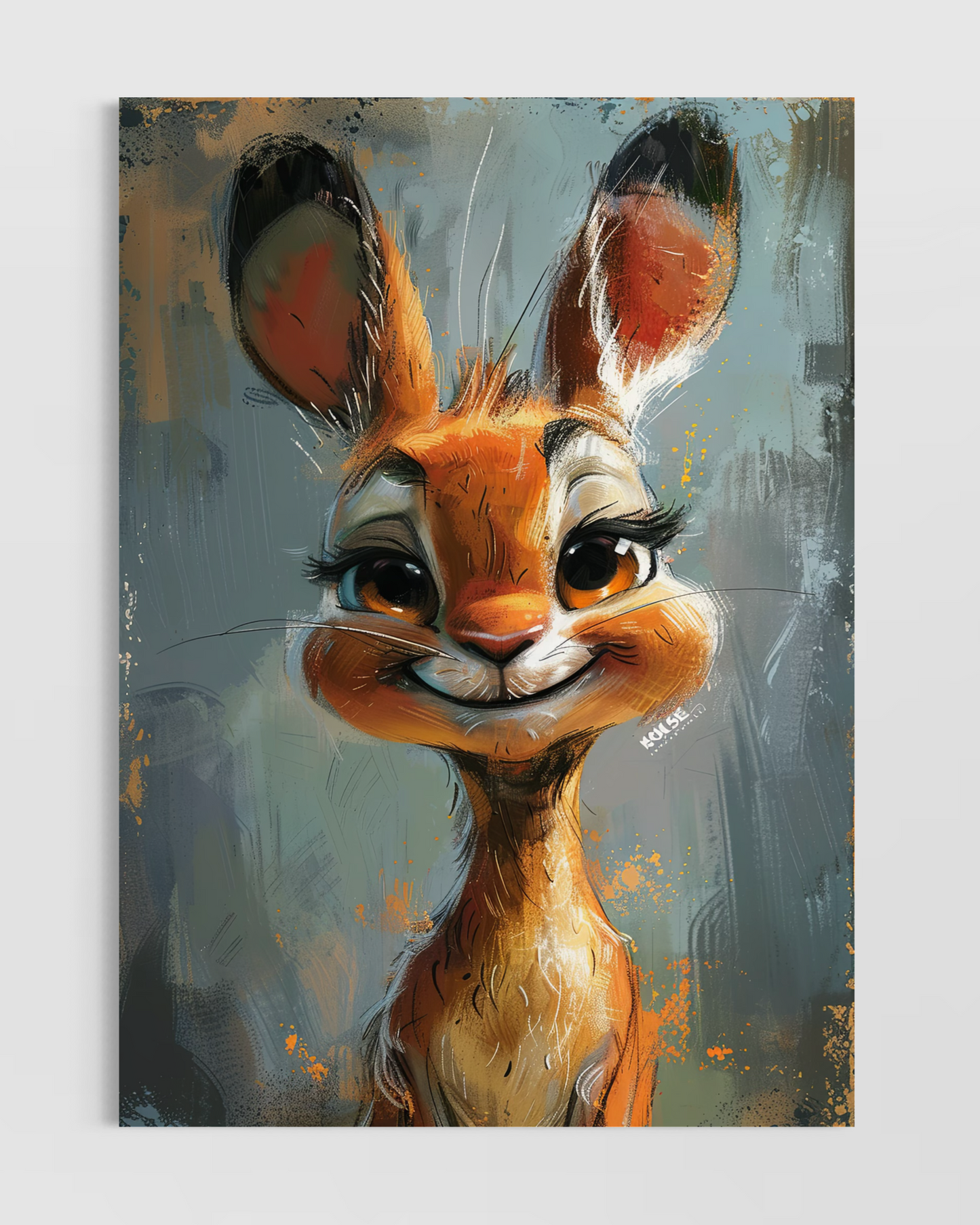 Baby Gazelle Poster