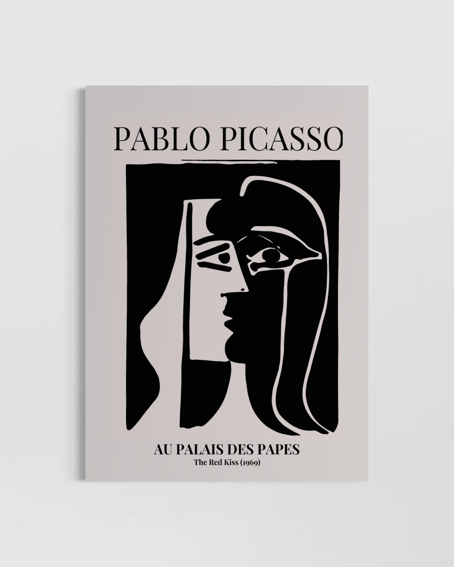 Picasso The Red Kiss Poster